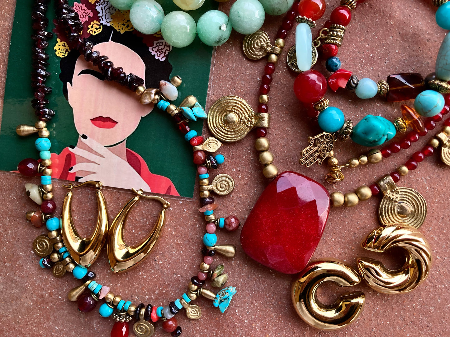 Collana etnica pezzo unico