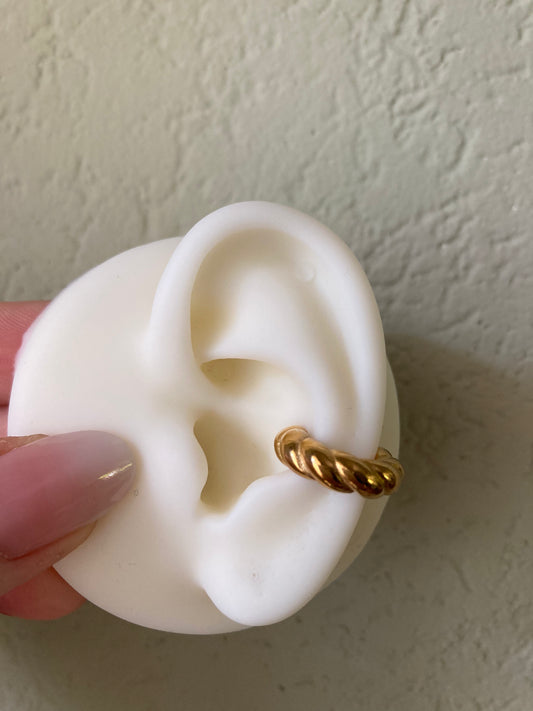 Orecchino Earcuff Treccia