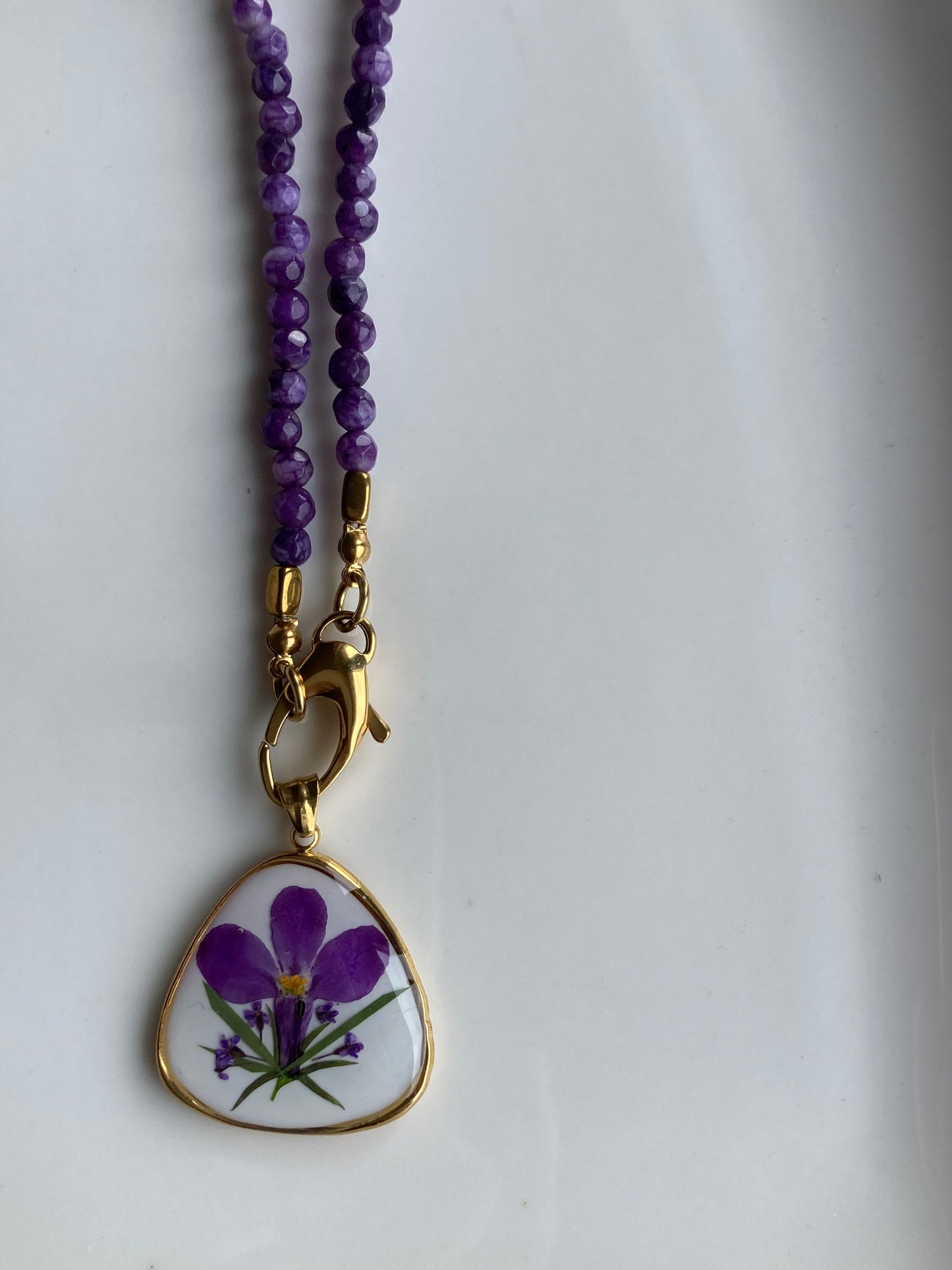 Collana Petalo Viola