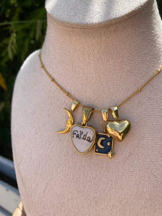 Collana Frida 4 Pendenti
