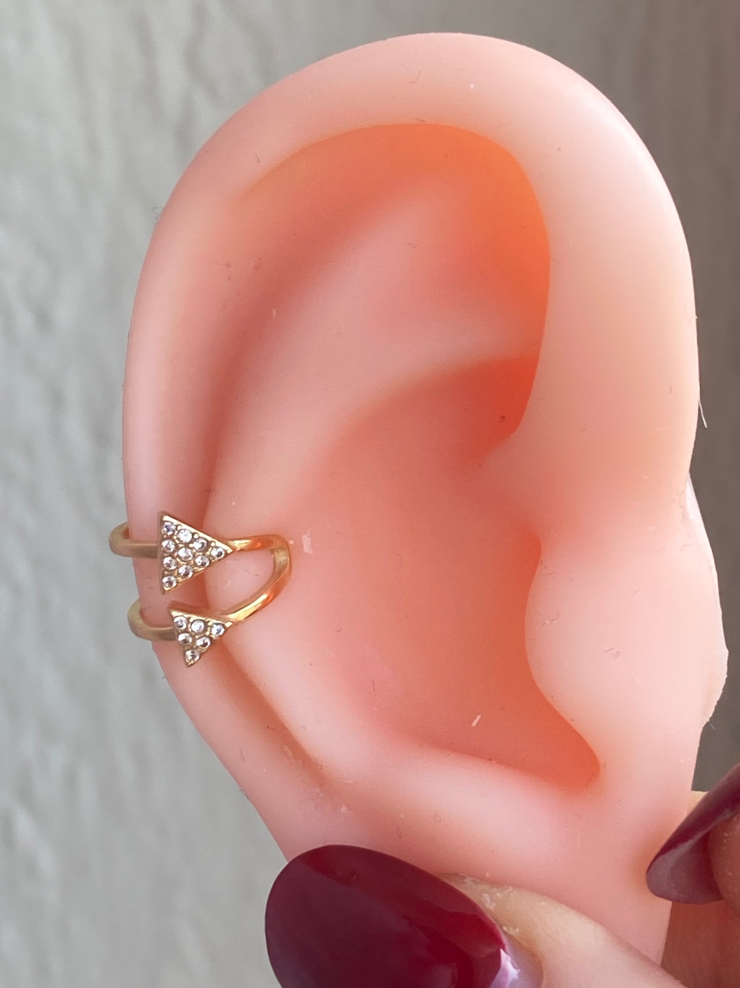Orecchino Earcuff Triangoli