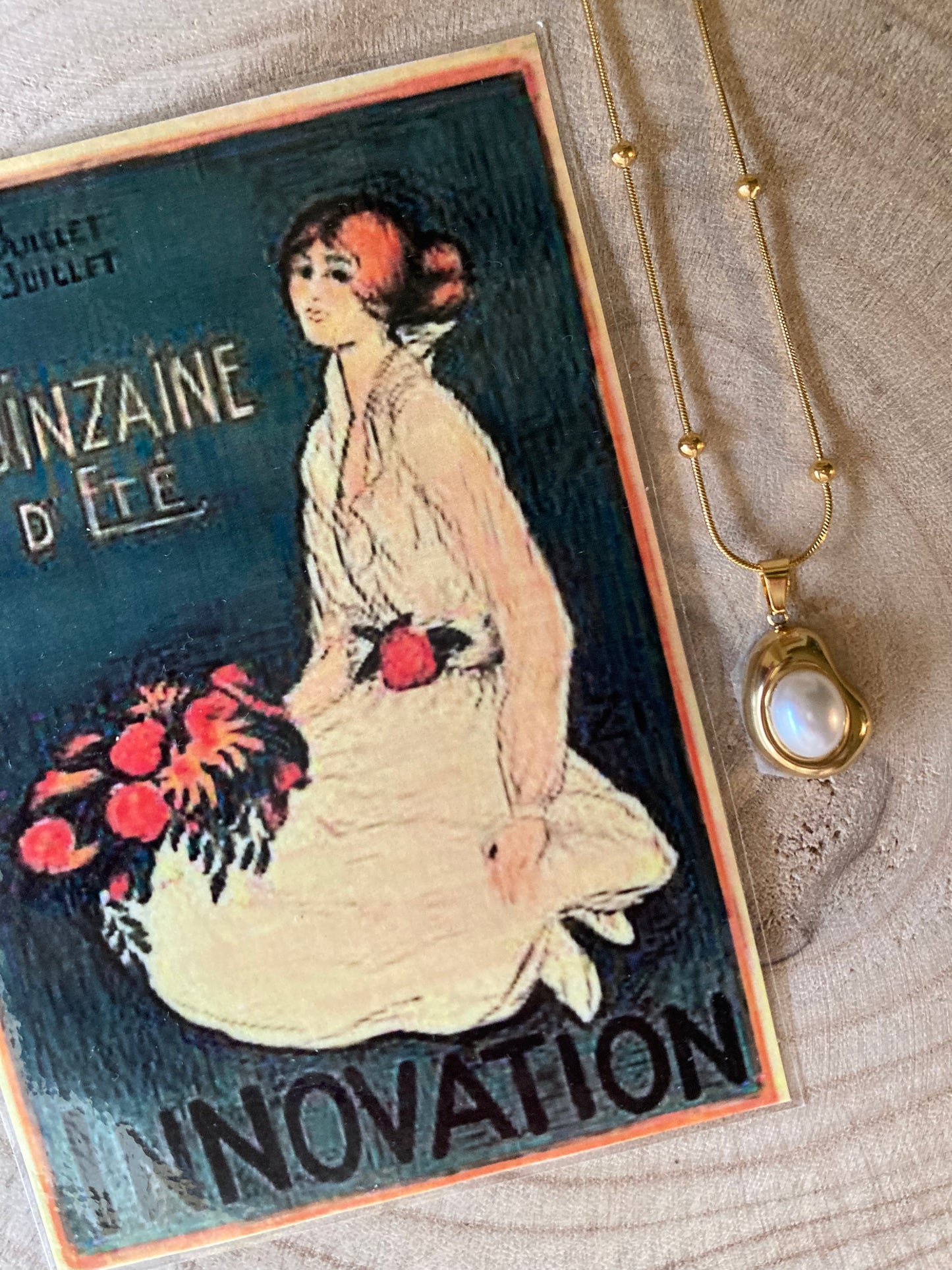 Collana Accaio Drop Perla