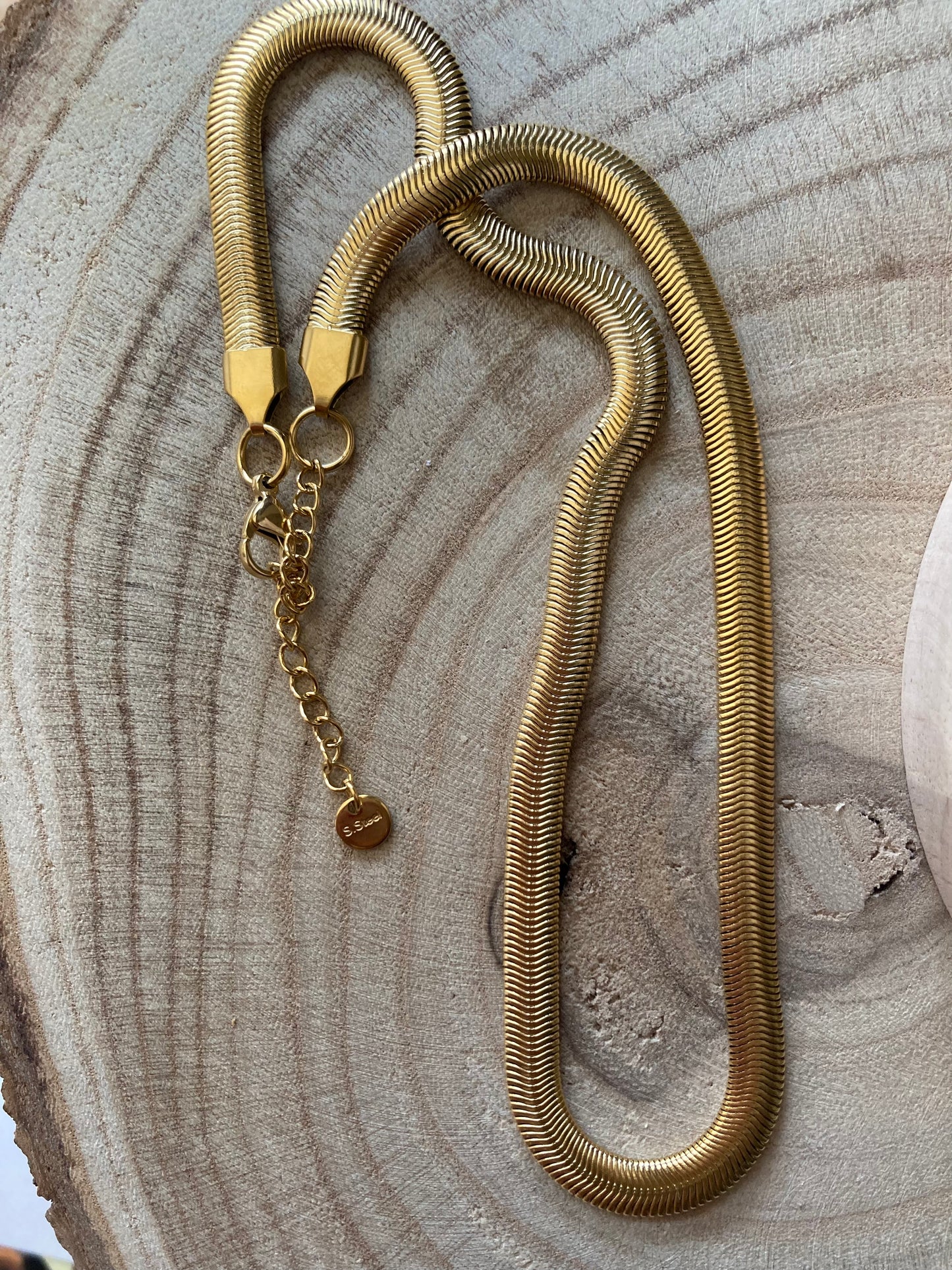 Collana Snake Grande Gold