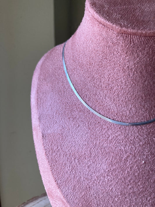 Collana Snake Extra Small Silver