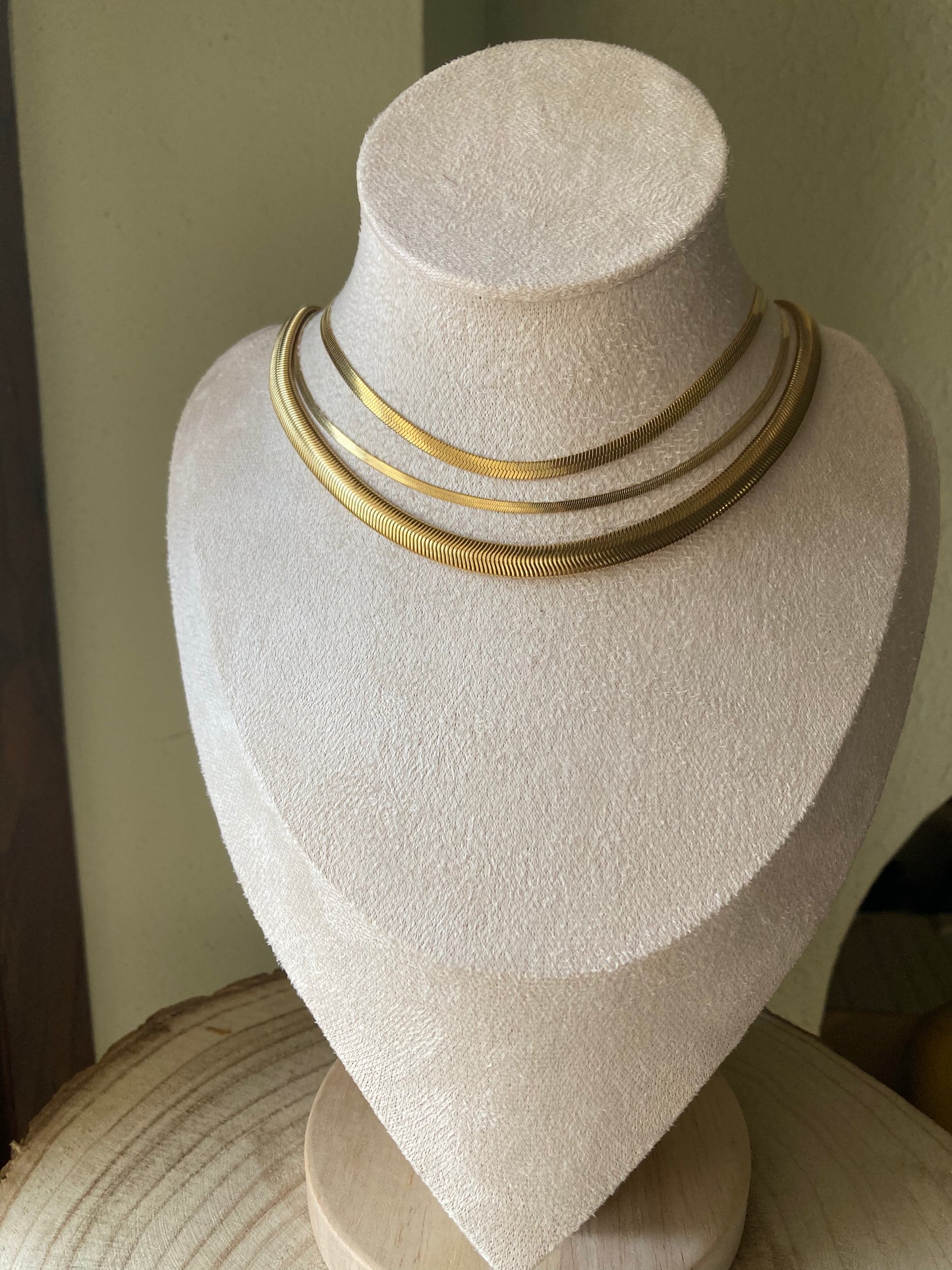 Collana Snake Grande Gold