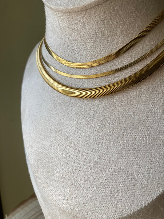 Collana Snake Extra Small Gold