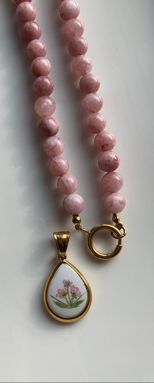 Collana Girocollo Giada Rosa