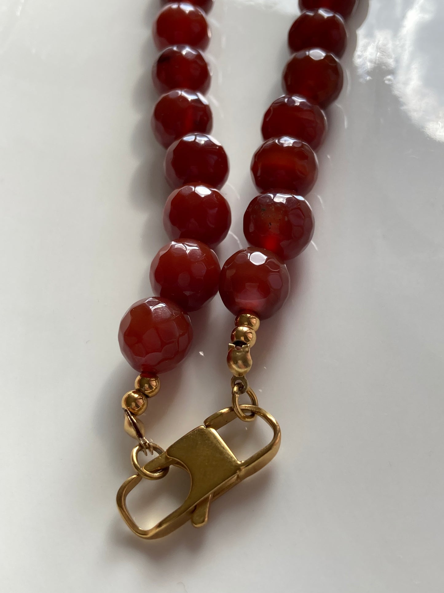 Collana Girocollo Agata Corniola