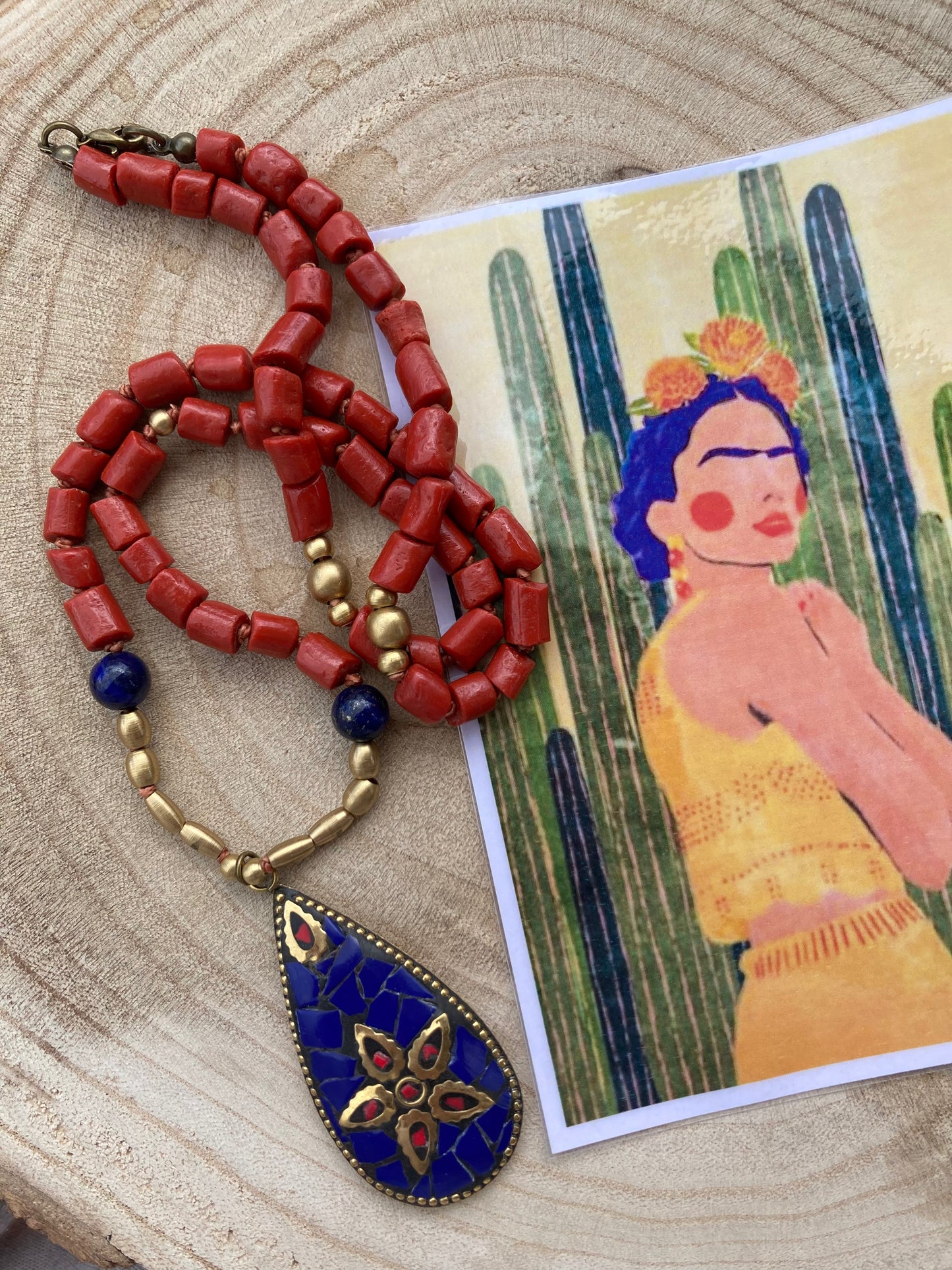 Collana Etnica Bambù