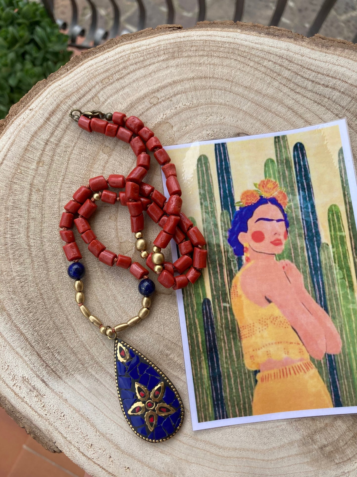 Collana Etnica Bambù