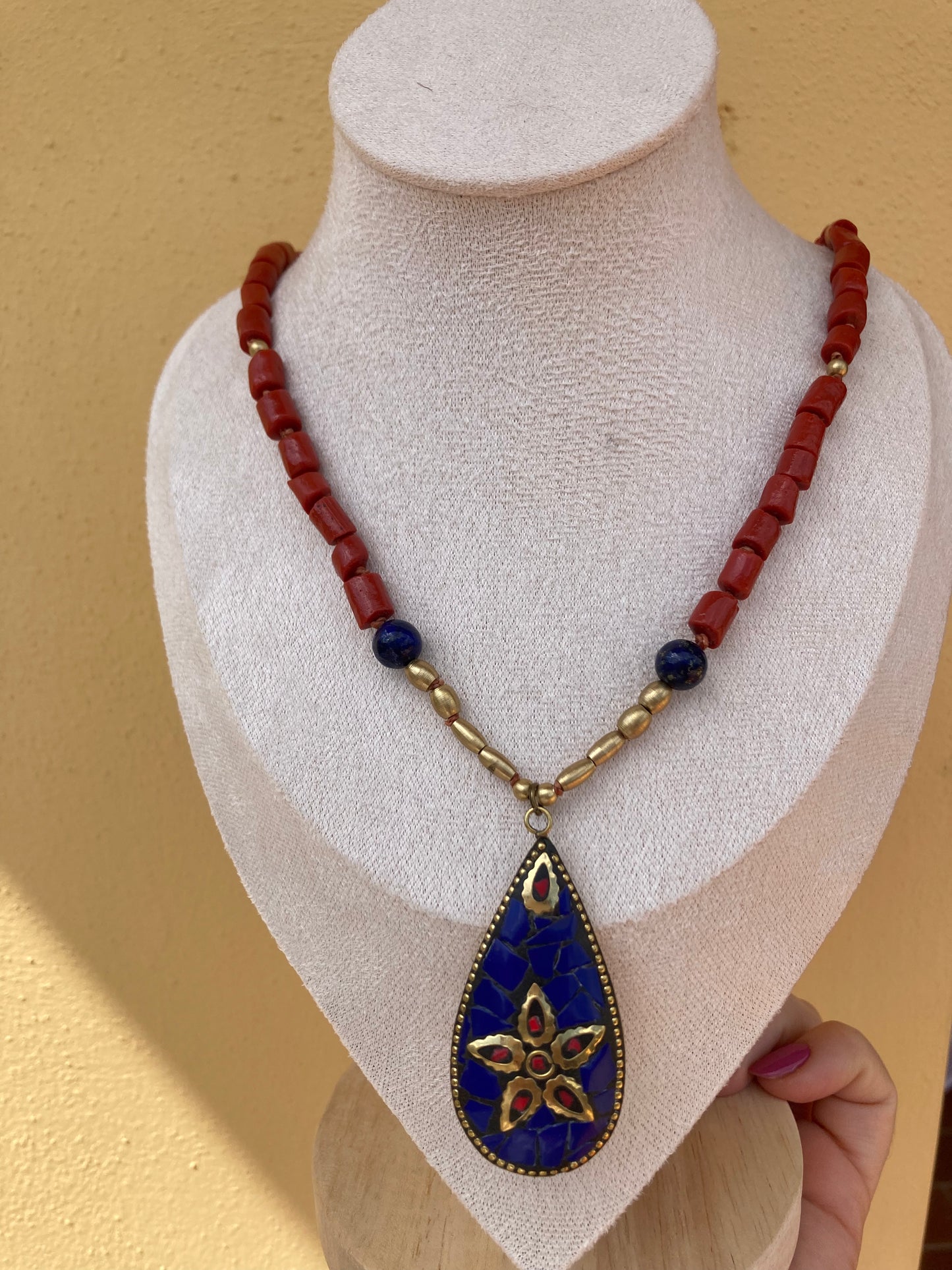Collana Etnica Bambù