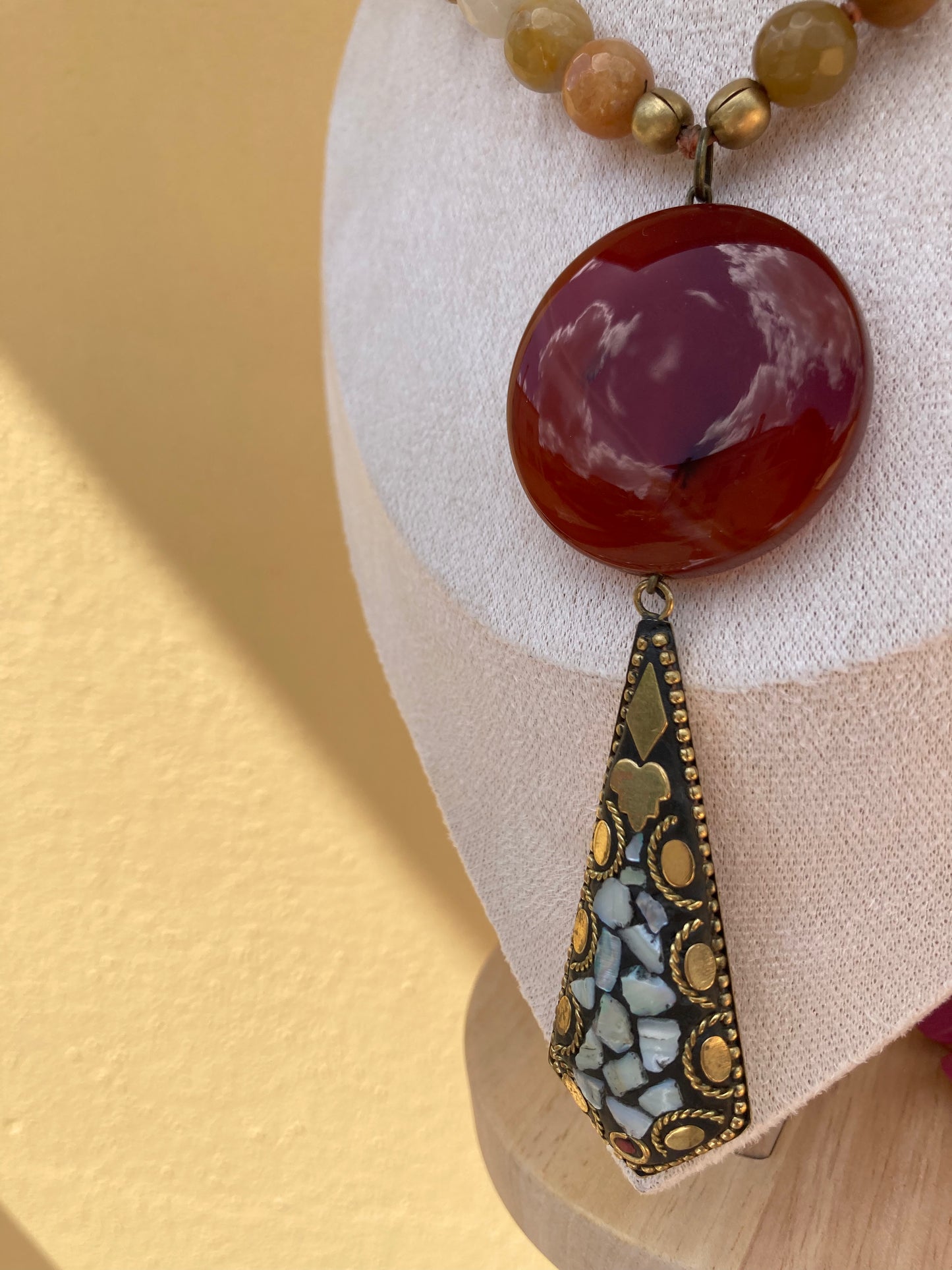 Collana Etnica Pietre di Giada