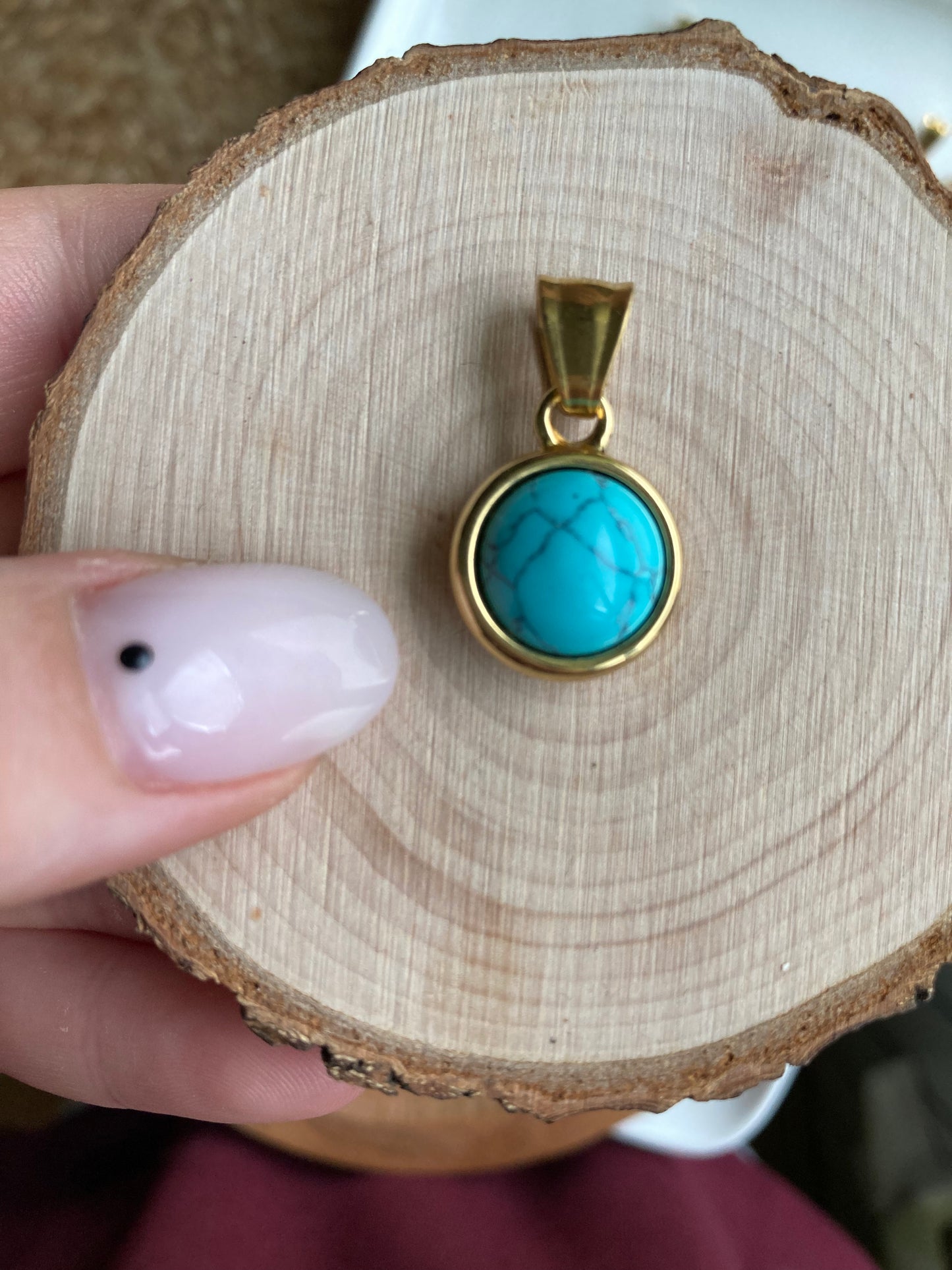 Ciondolo Turchese Gold