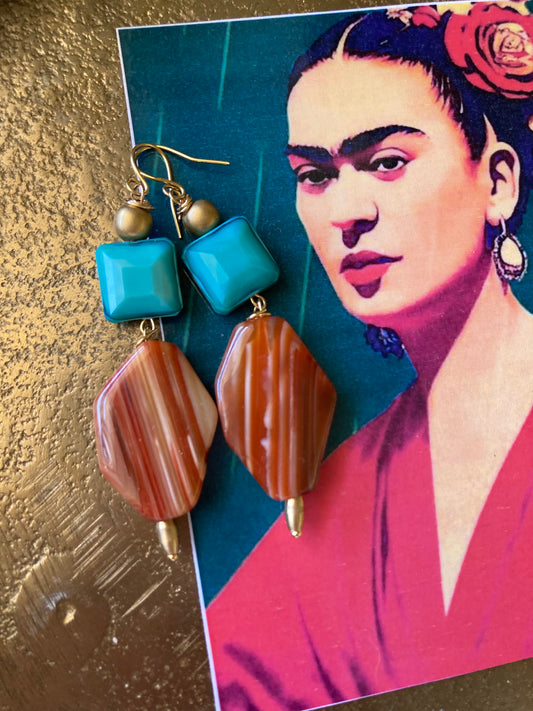 Orecchini Pendenti Pezzo Unico