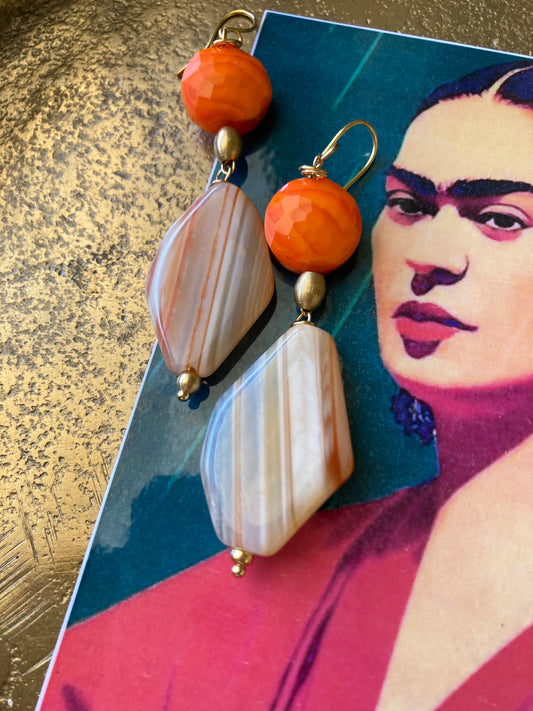 Orecchini Pendenti Pezzo Unico