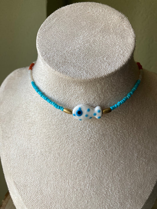 Collana Choker Pesciotto