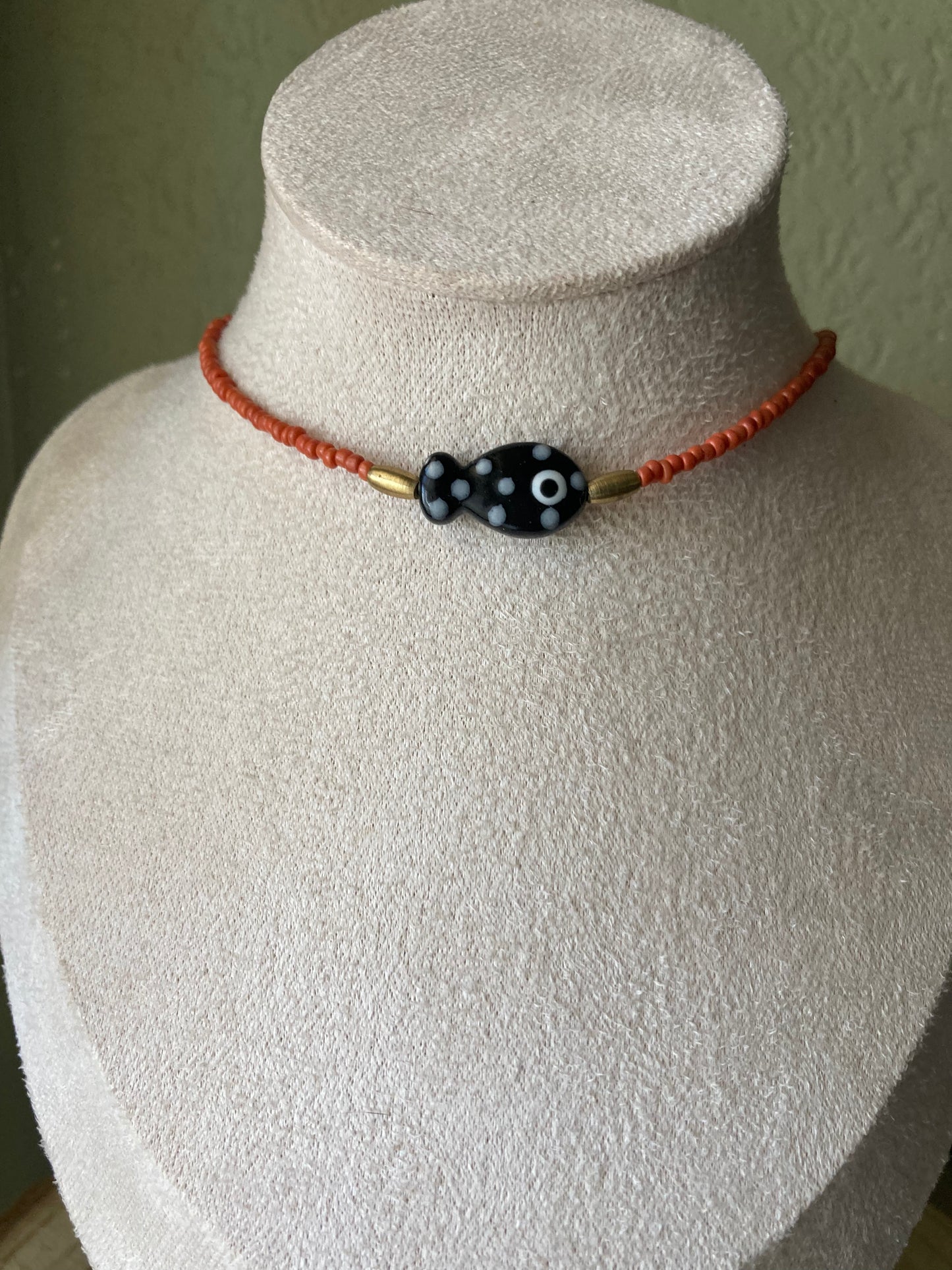 Collana Choker Pesciotto