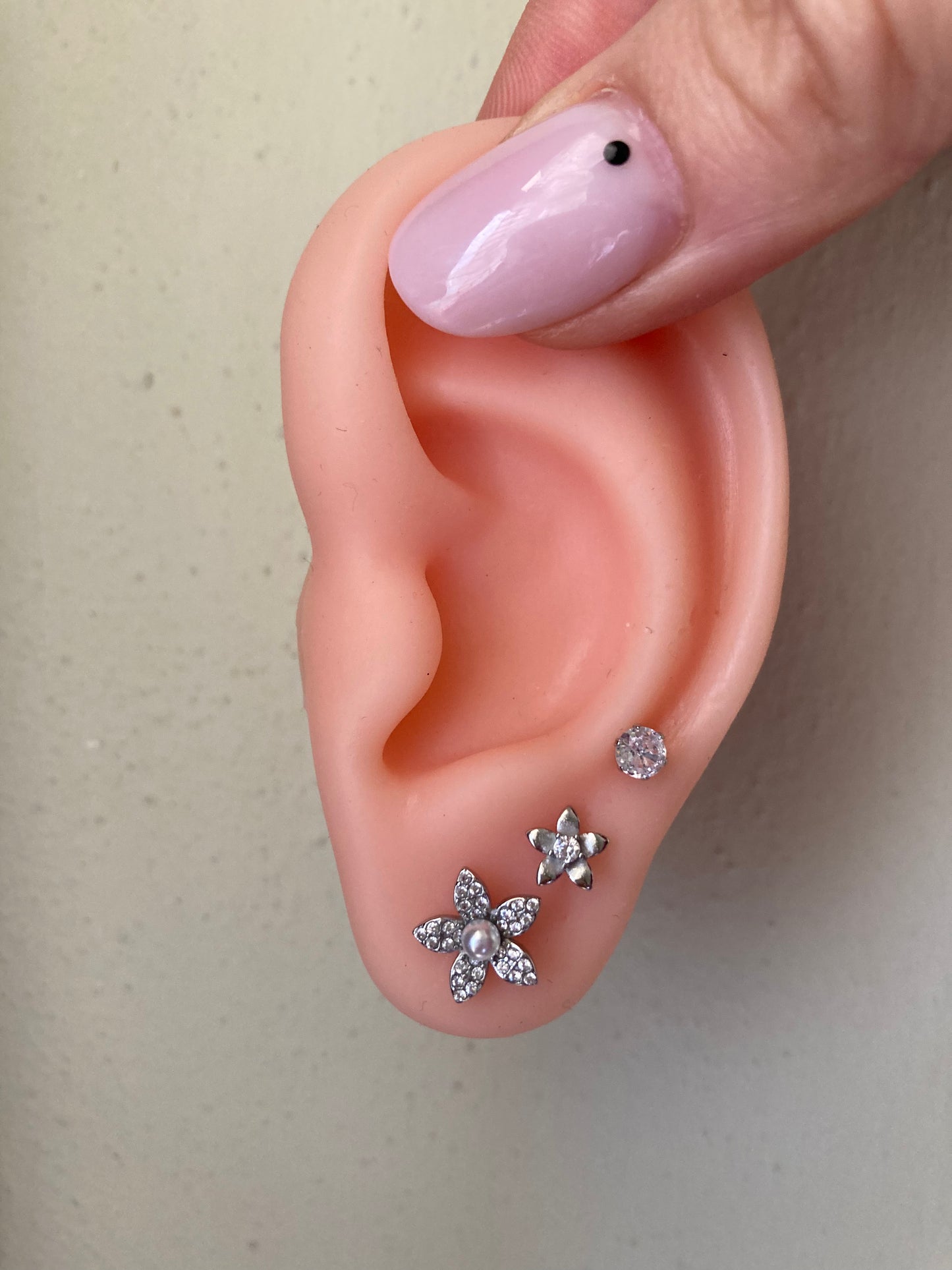 Set da 3 Orecchini Fiore