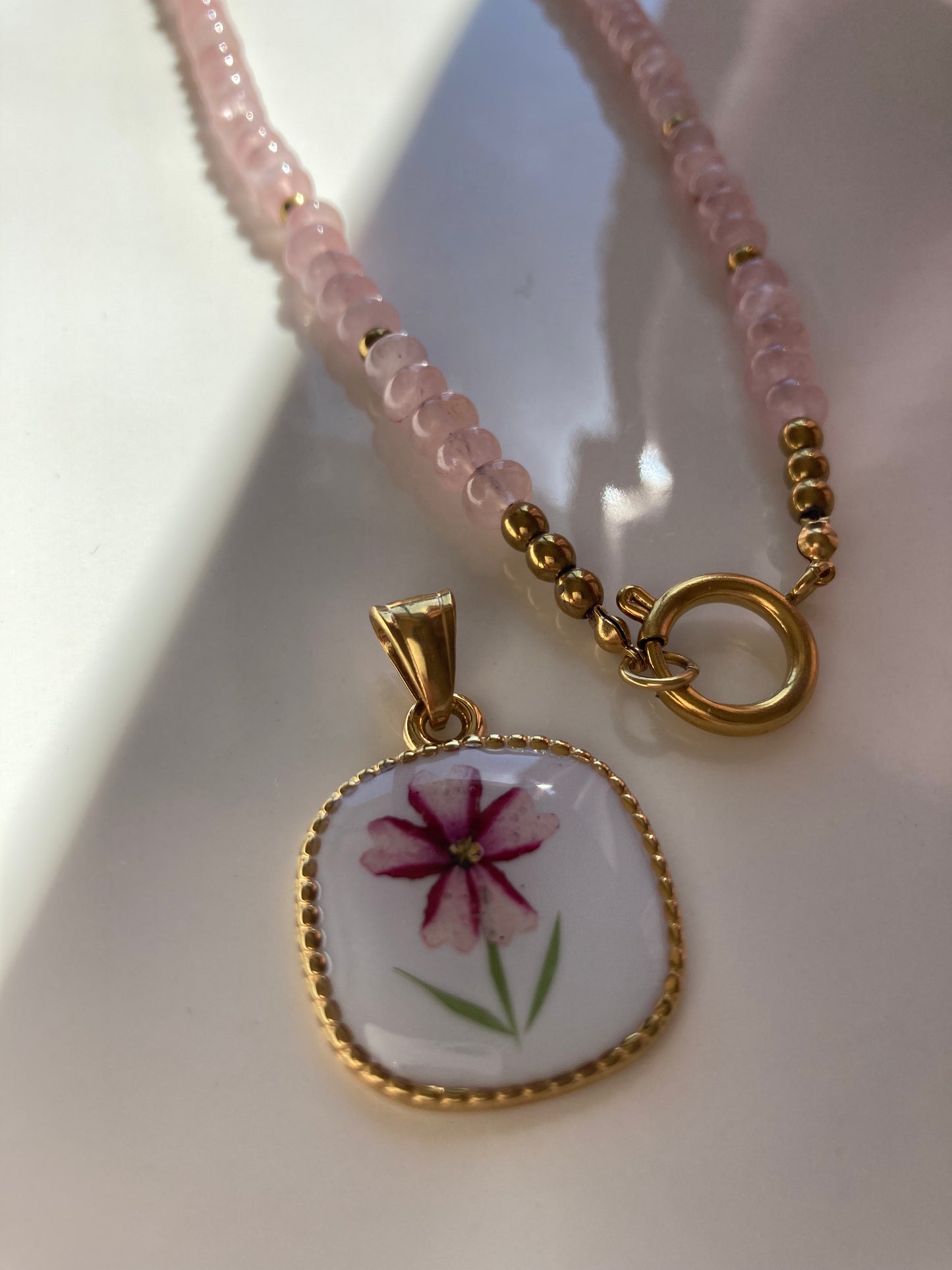 Collana Girocollo Giada Rosa Chiaro