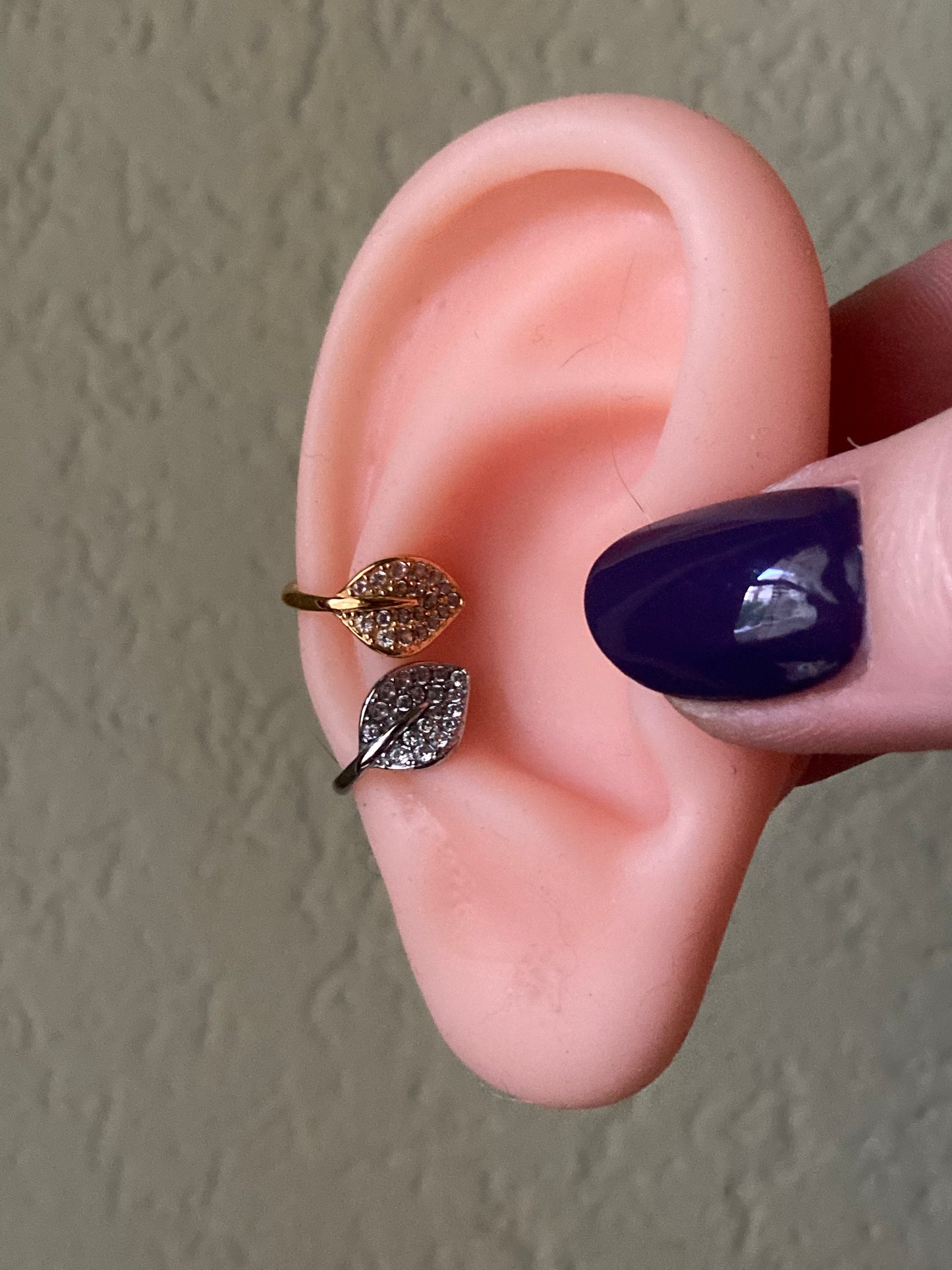 Orecchino Earcuff Foglia