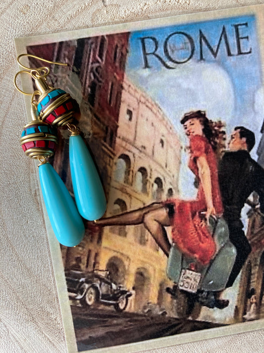 Orecchini Perle Nepalesi Pezzo Unico