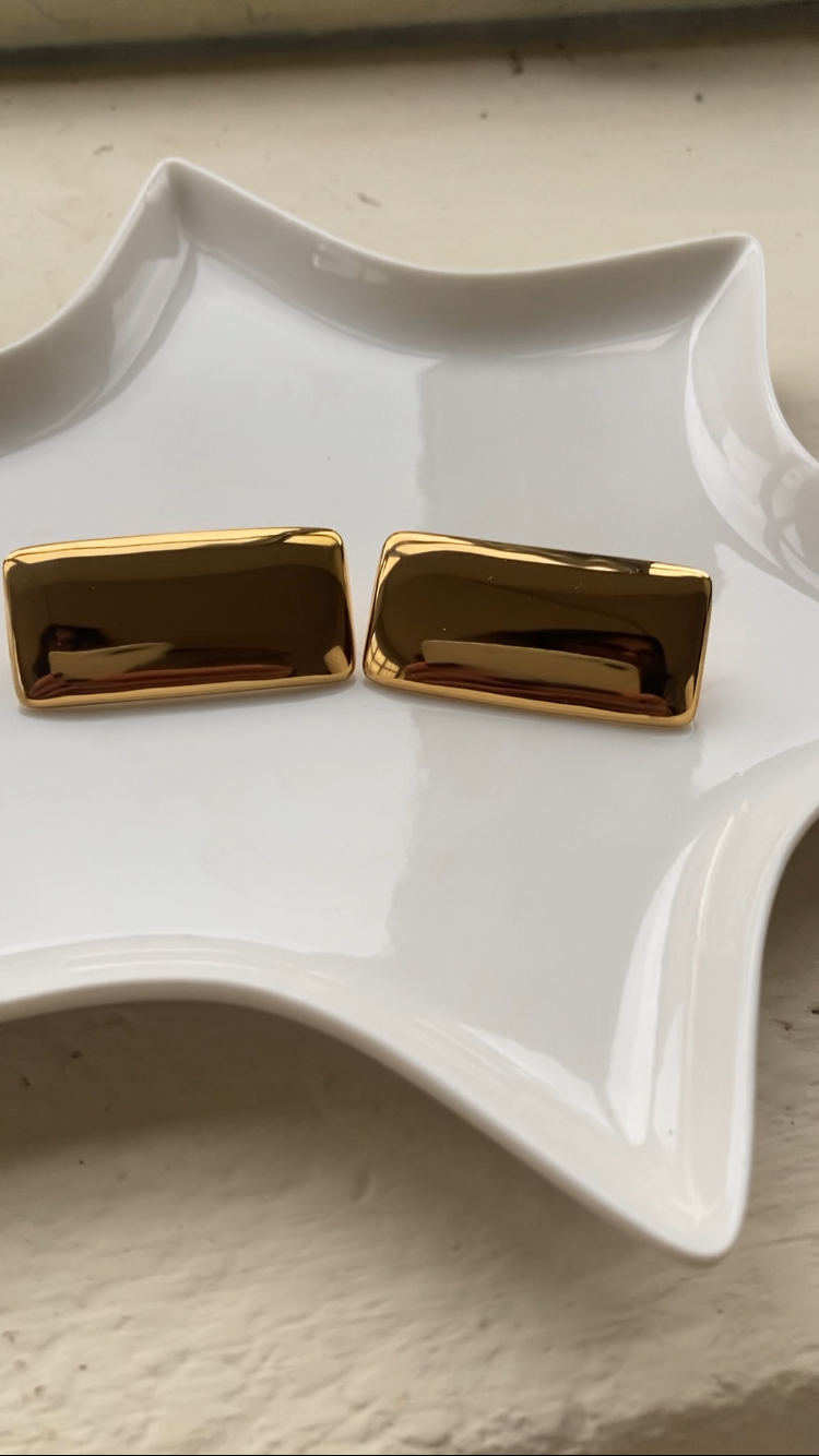 Gianduiotti Earrings Gold