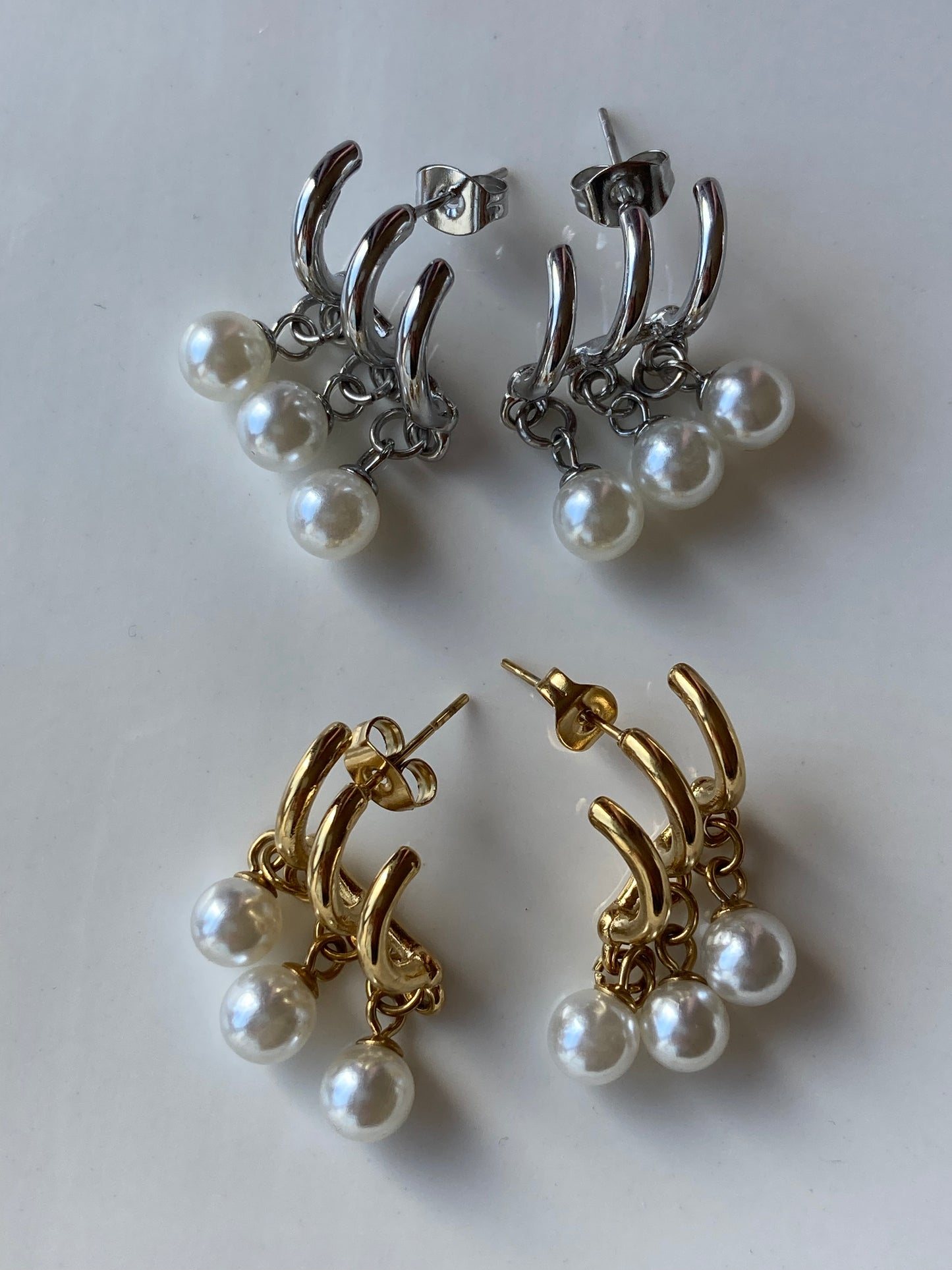 Orecchini Trio Perle