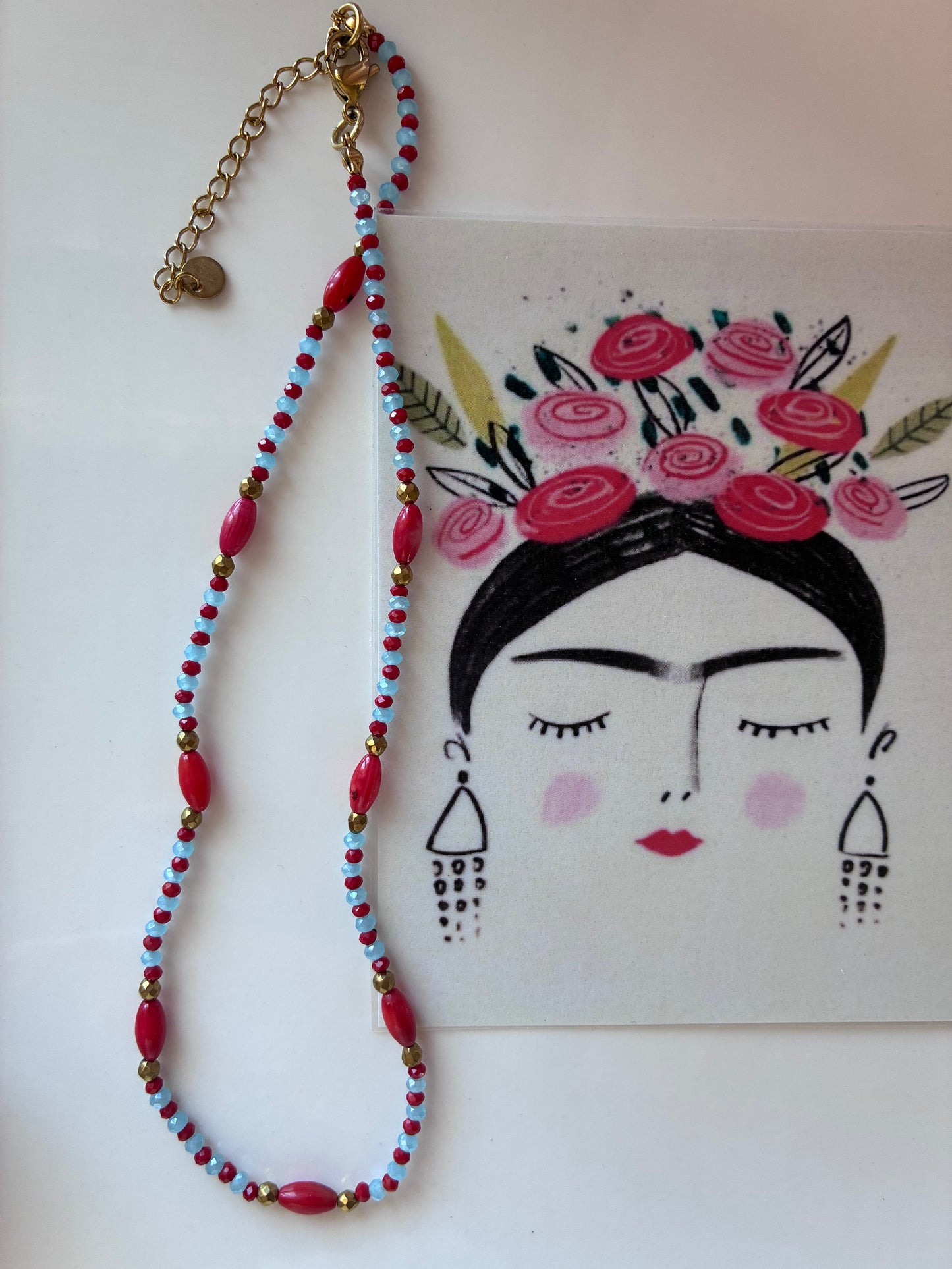 Collana Girocollo Bi-Color Bamboo