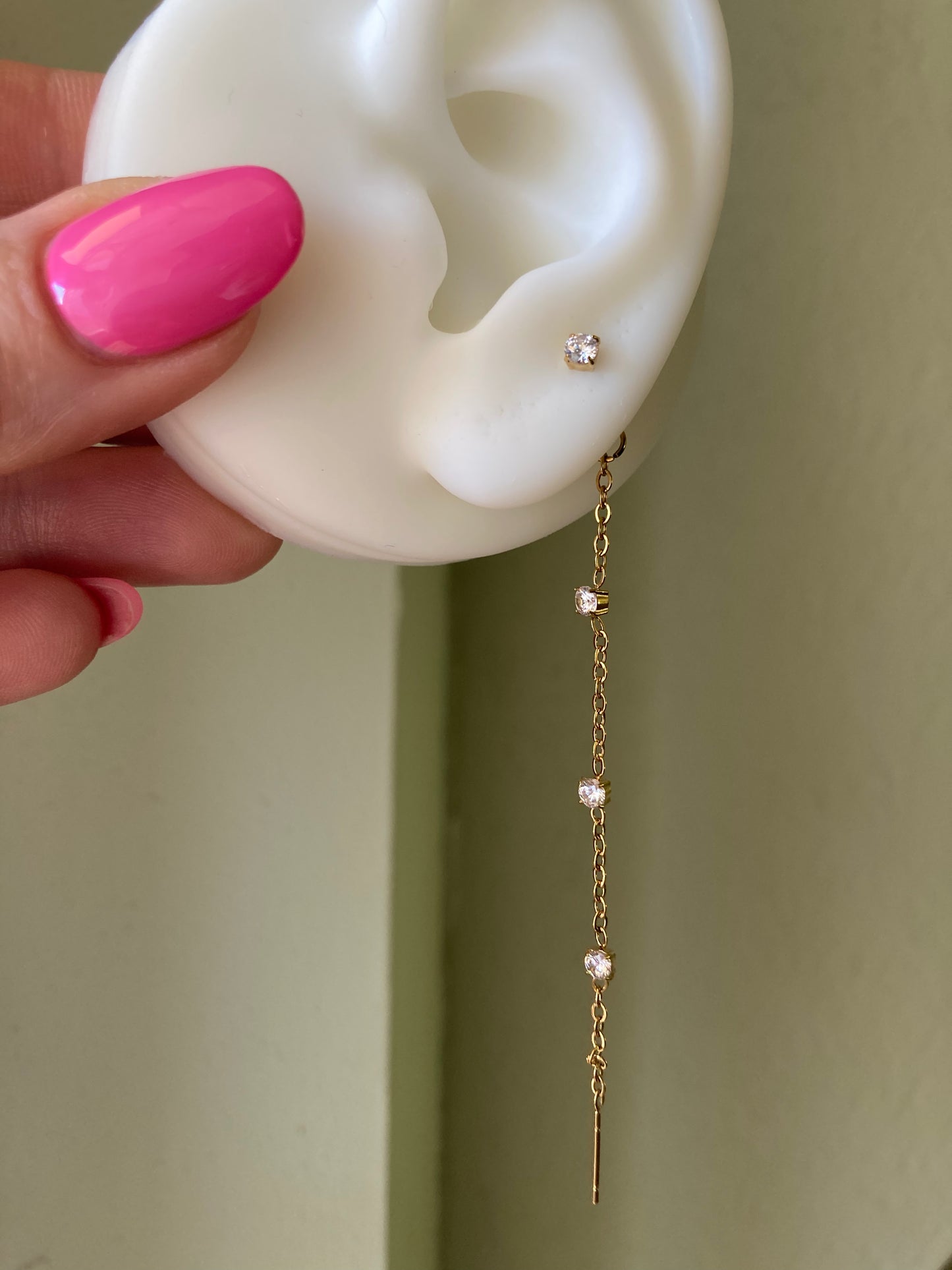 Orecchino  Cascata  Luna