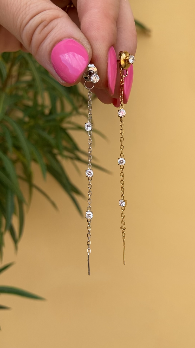 Orecchino  Cascata  Luna