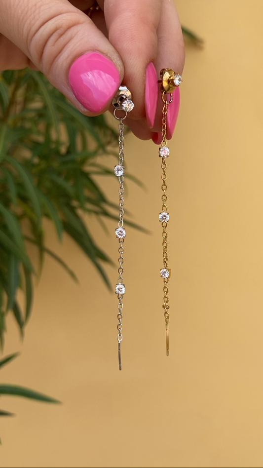 Orecchino  Cascata  Luna