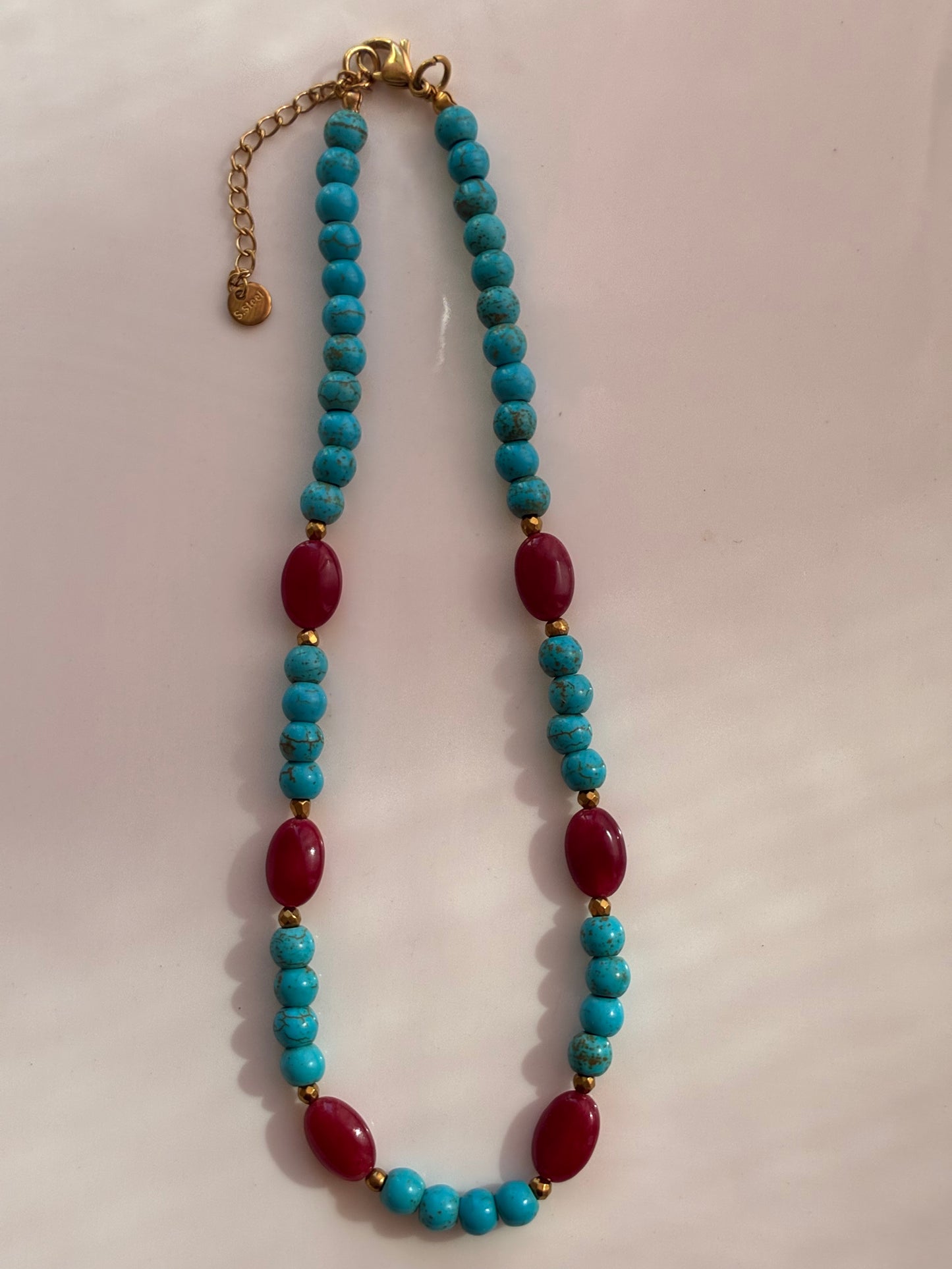 Girocollo Choker con Pasta di Turchese in Tre Diversi Abbinamenti