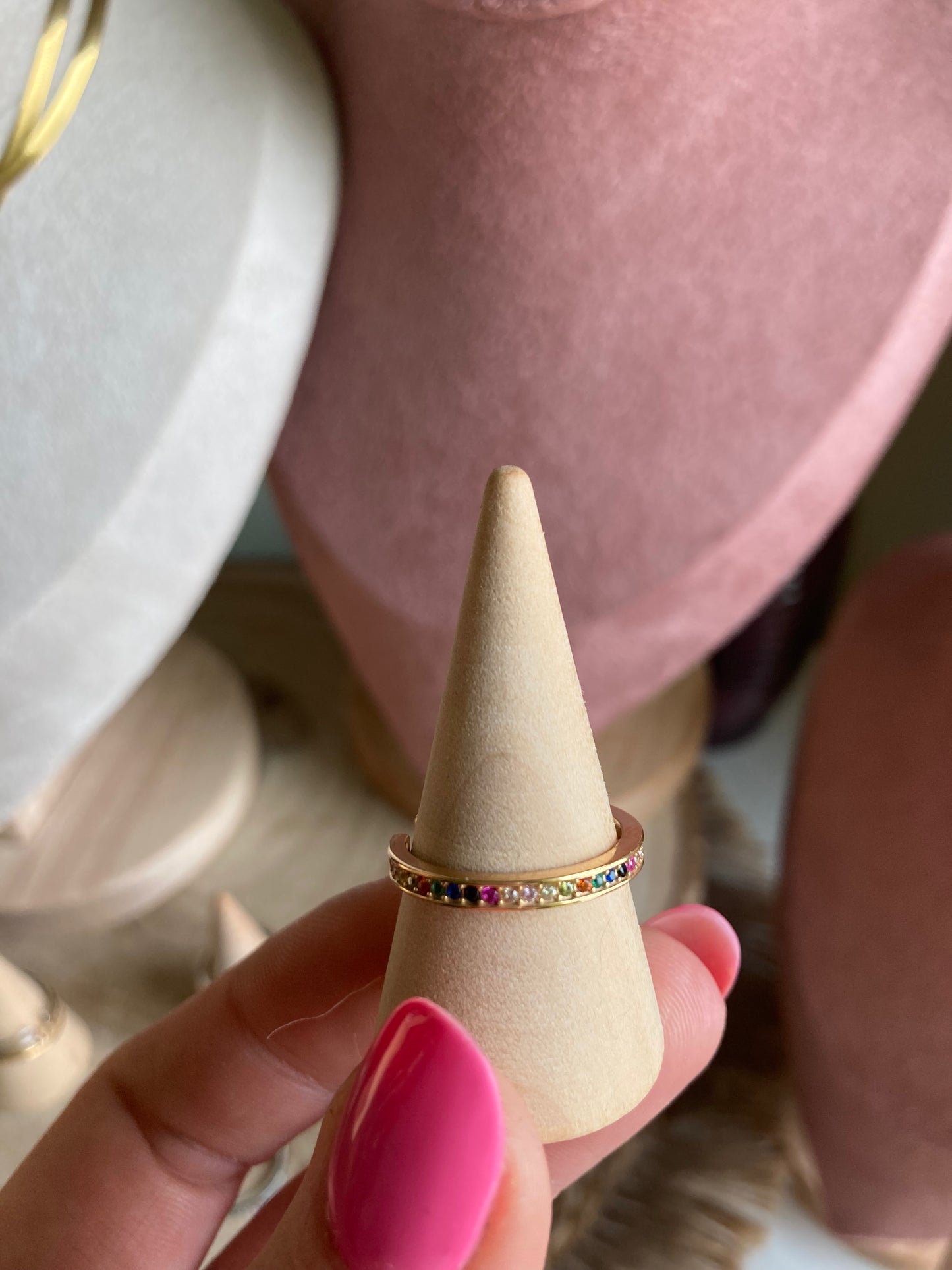 Anello Fedina Arcobaleno