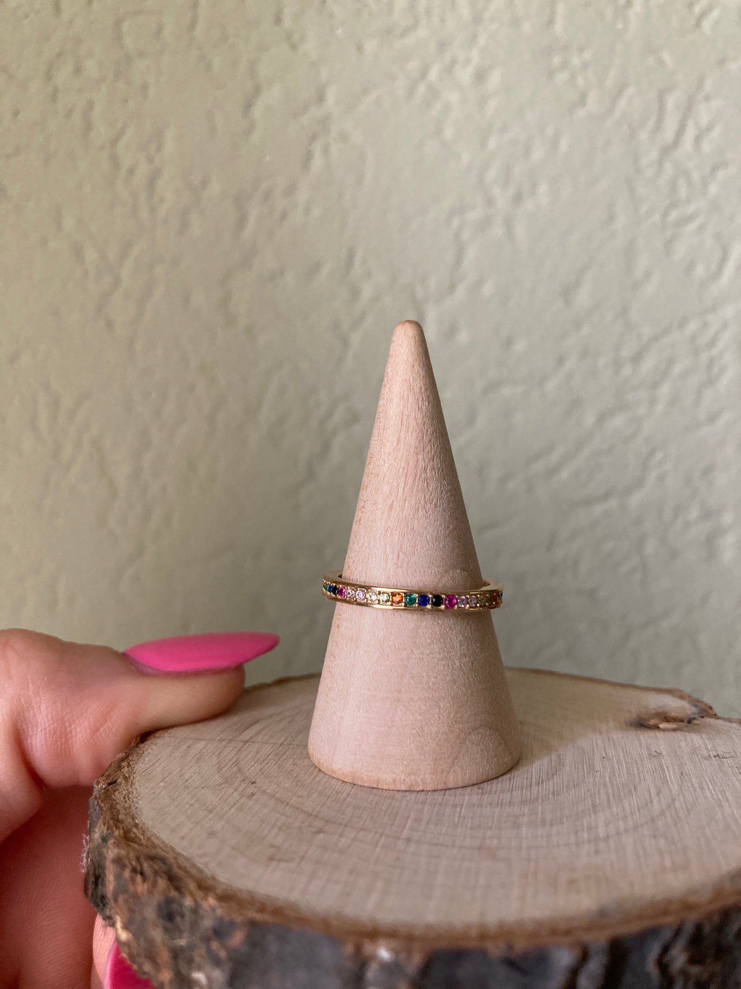 Anello Fedina Arcobaleno