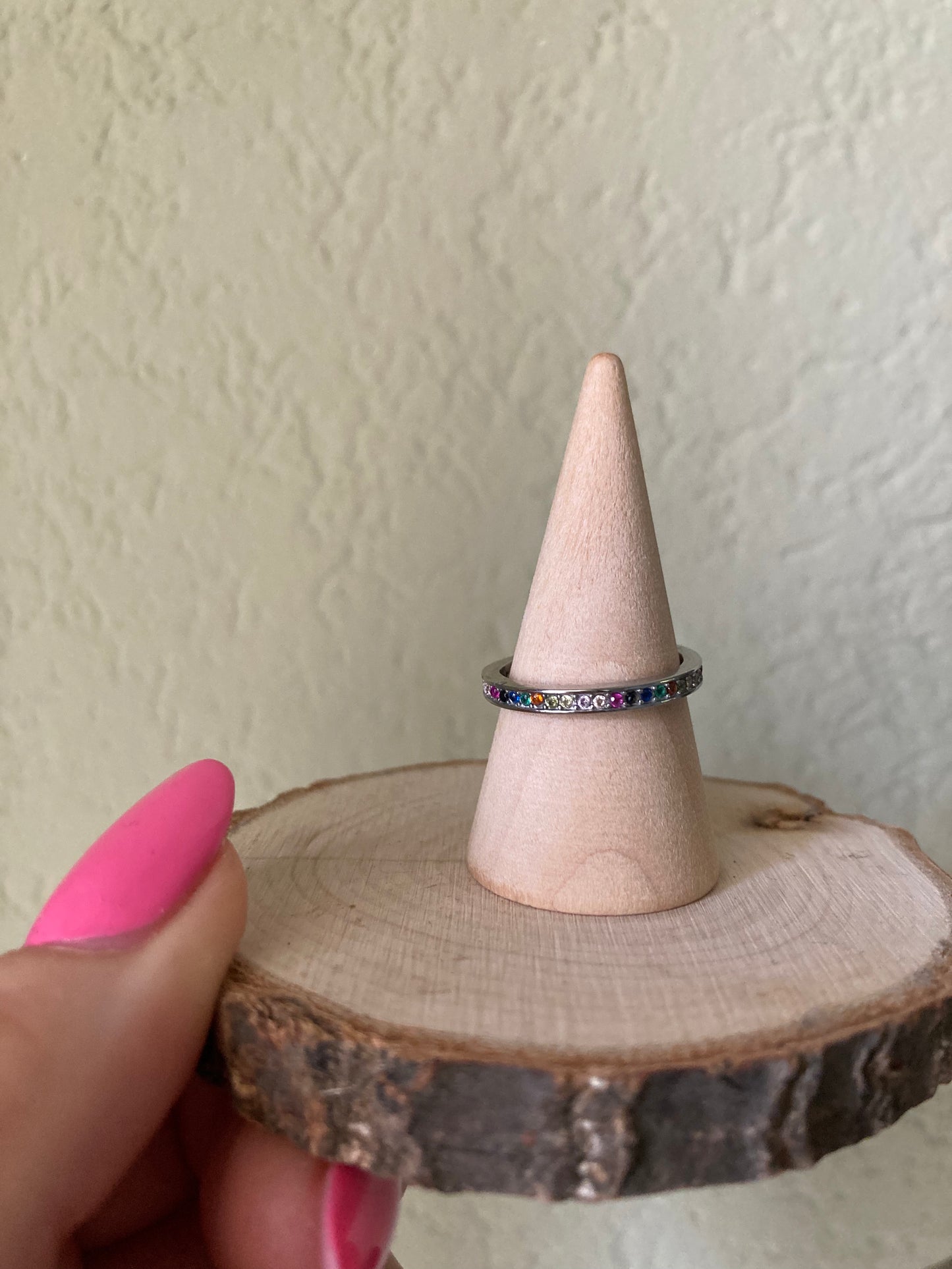 Anello Fedina Arcobaleno