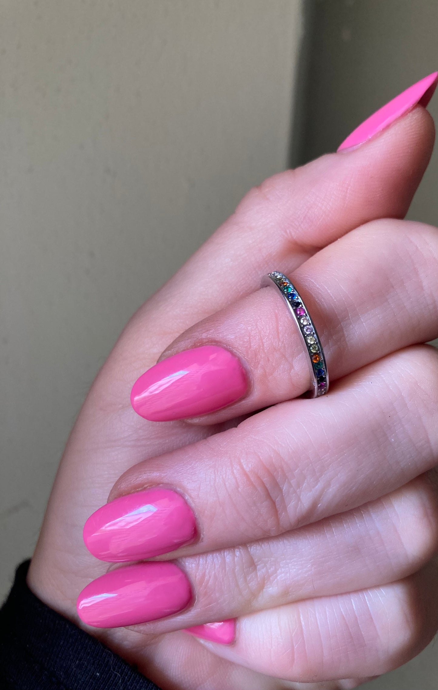 Anello Fedina Arcobaleno