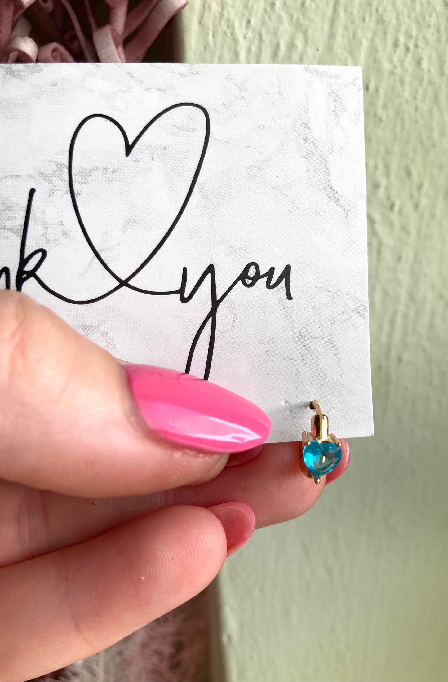 Orecchino Mini Hoop Cuore