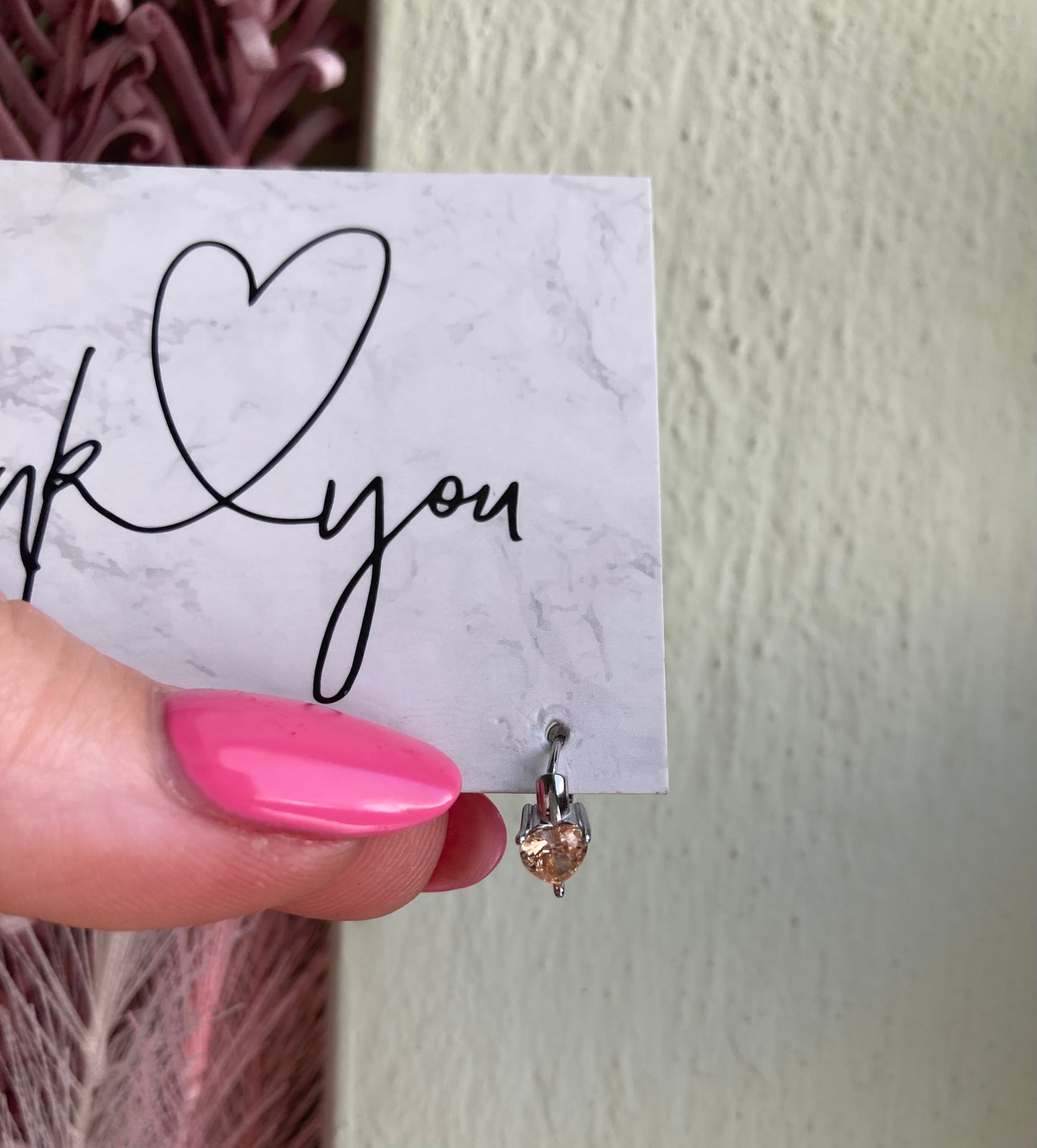 Orecchino Mini Hoop Cuore