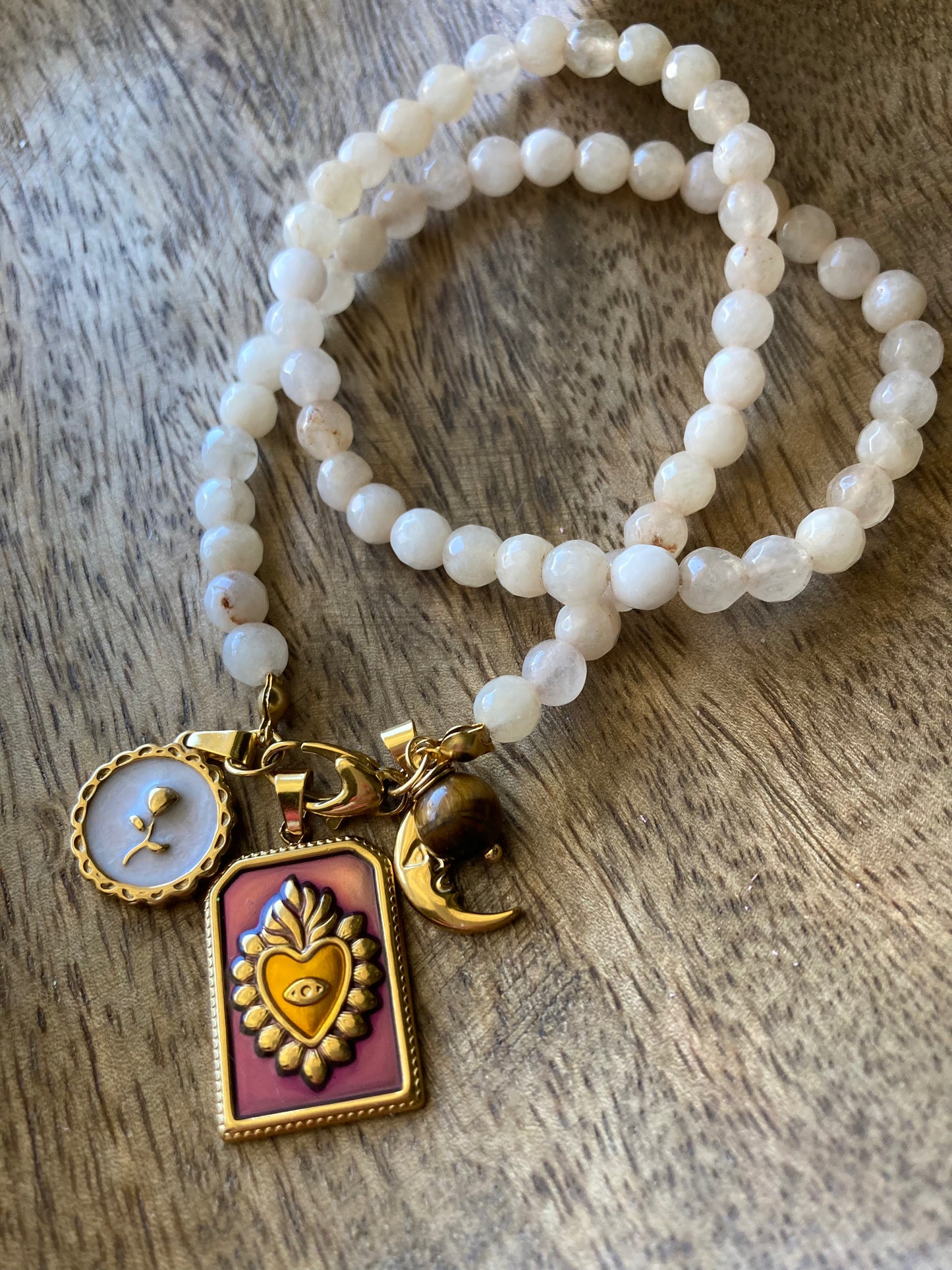 Collana Pietre di Agata 4 Pendenti