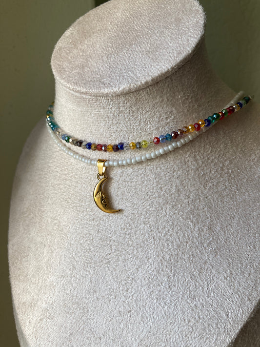 Collana Double Moon