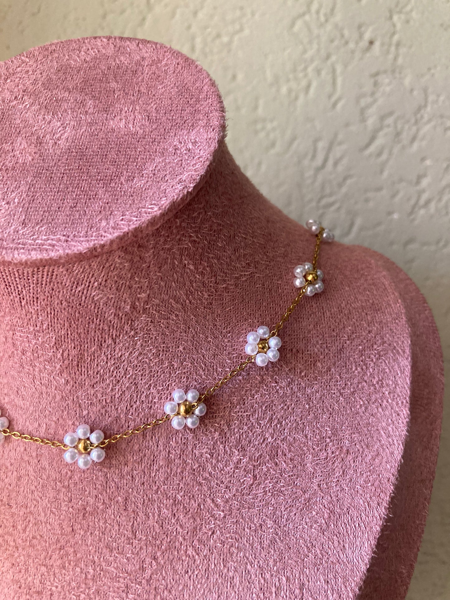 Collana Piccolo Fiore Oro In 5 Colori