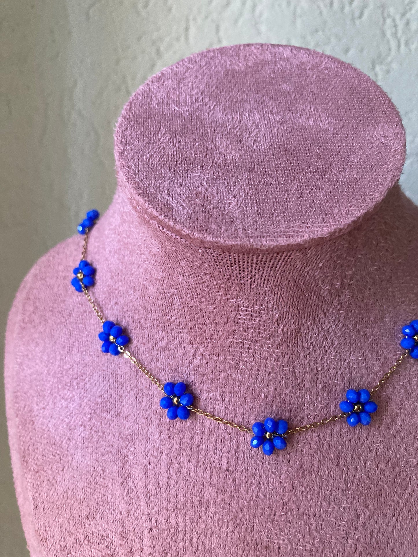 Collana Piccolo Fiore Oro In 5 Colori