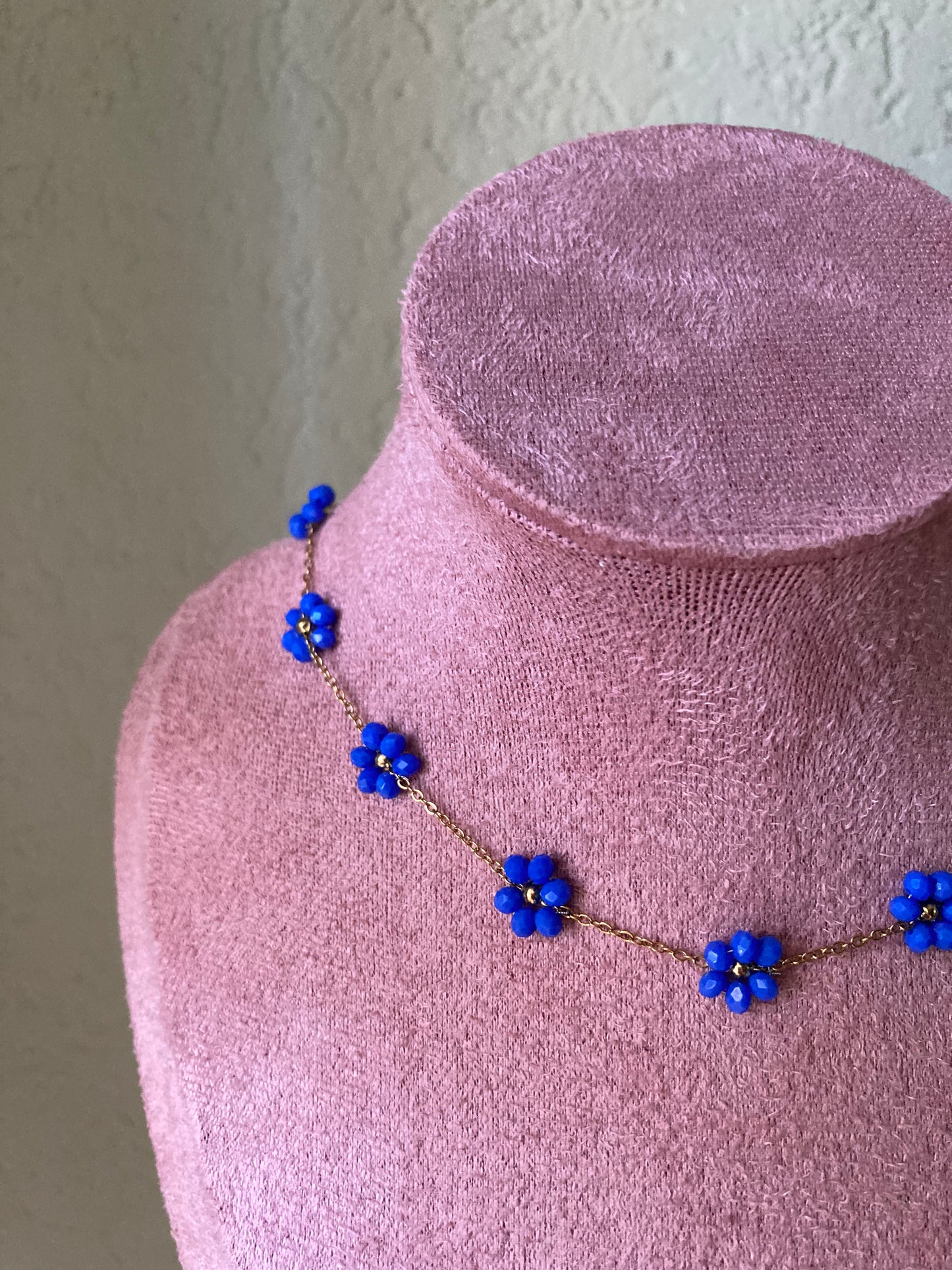 Collana Piccolo Fiore Oro In 5 Colori