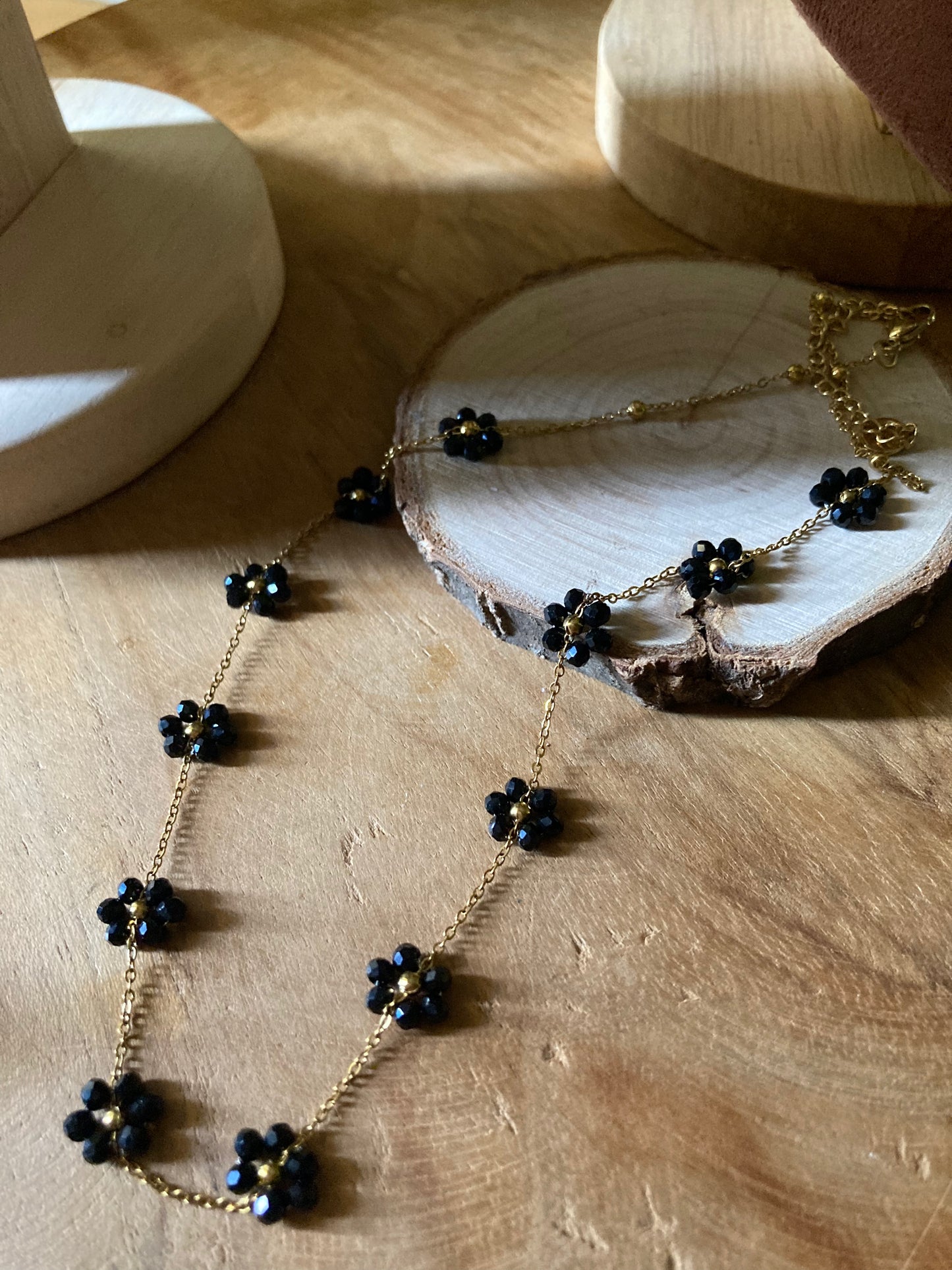 Collana Piccolo Fiore Oro In 5 Colori