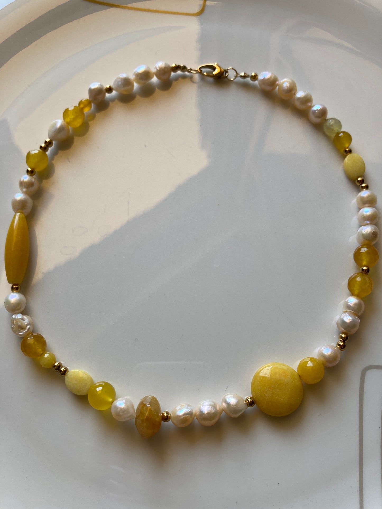 Collana Girocollo Mixy Gialla