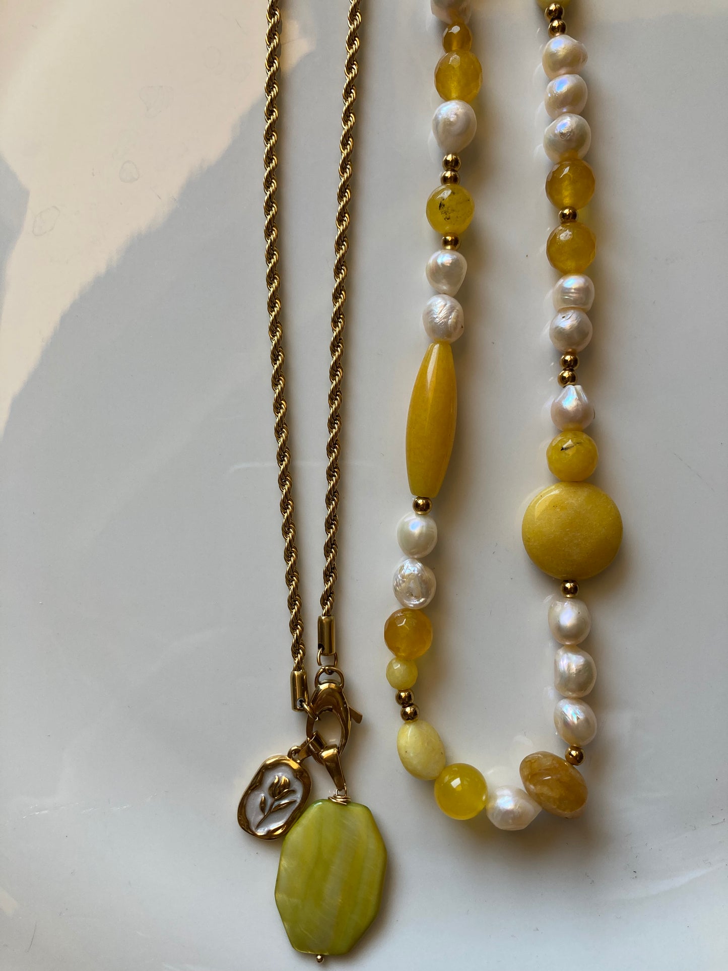 Collana Girocollo Mixy Gialla