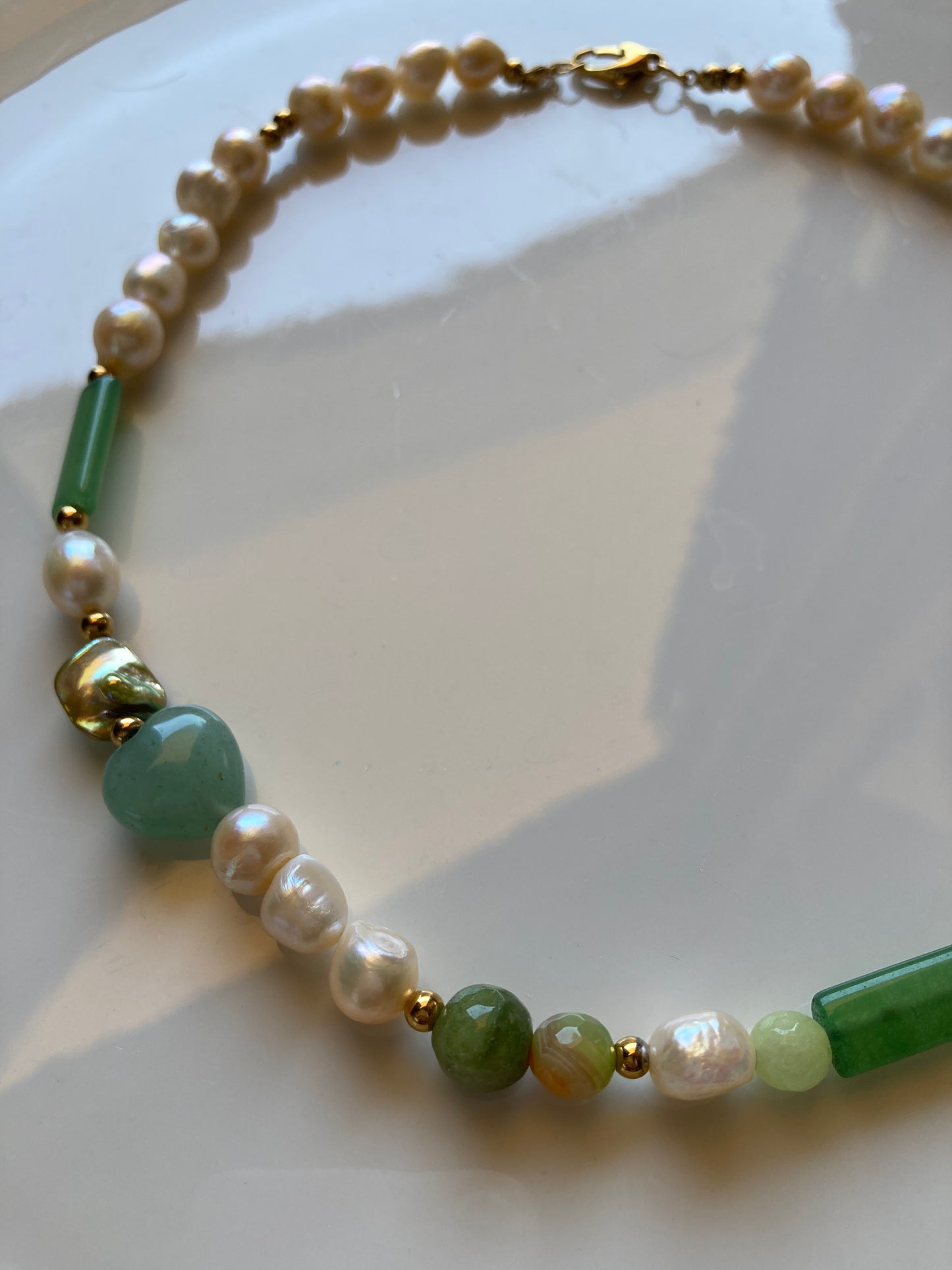 Collana Girocollo Mixy Verde