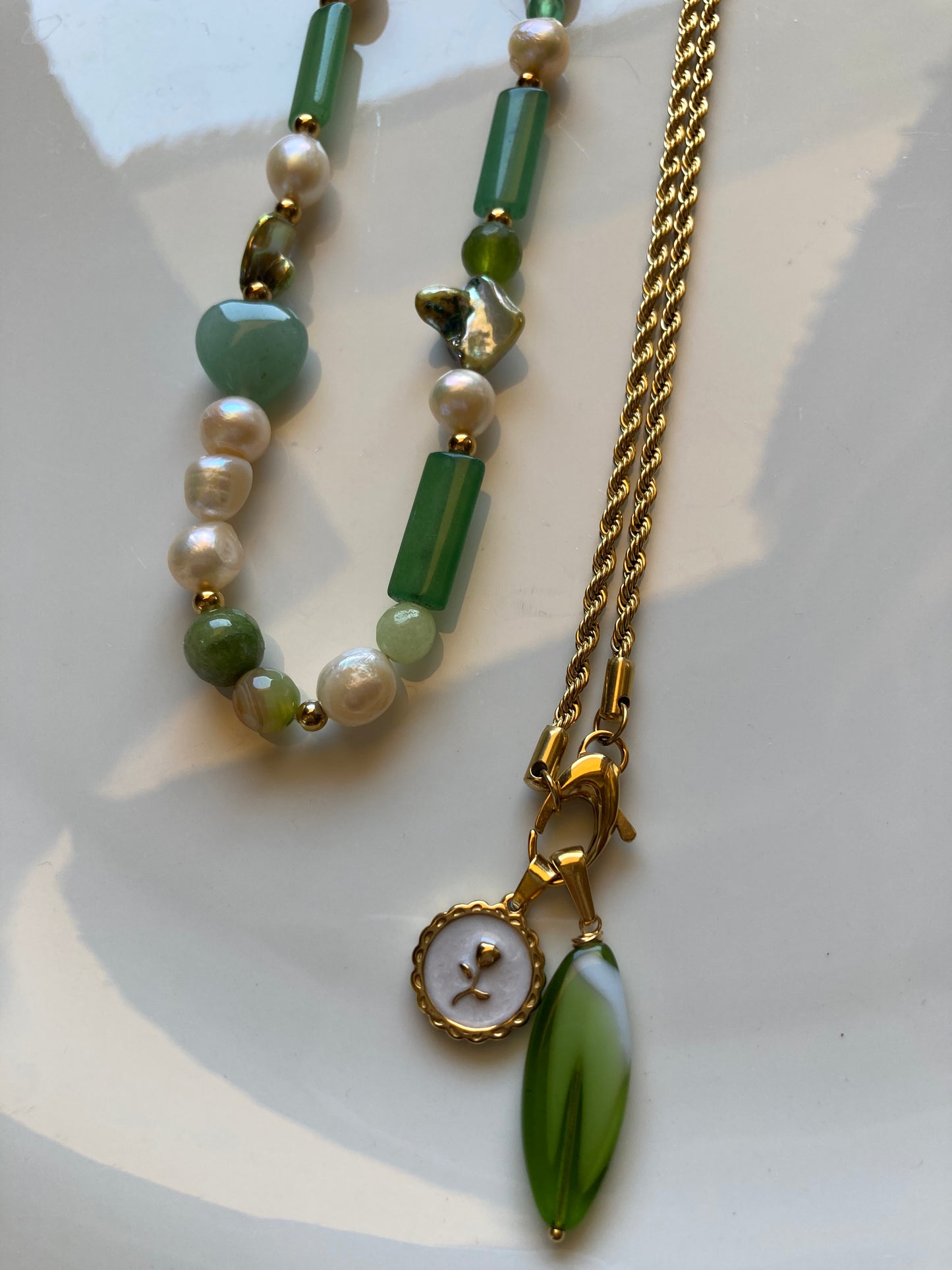 Collana Girocollo Mixy Verde