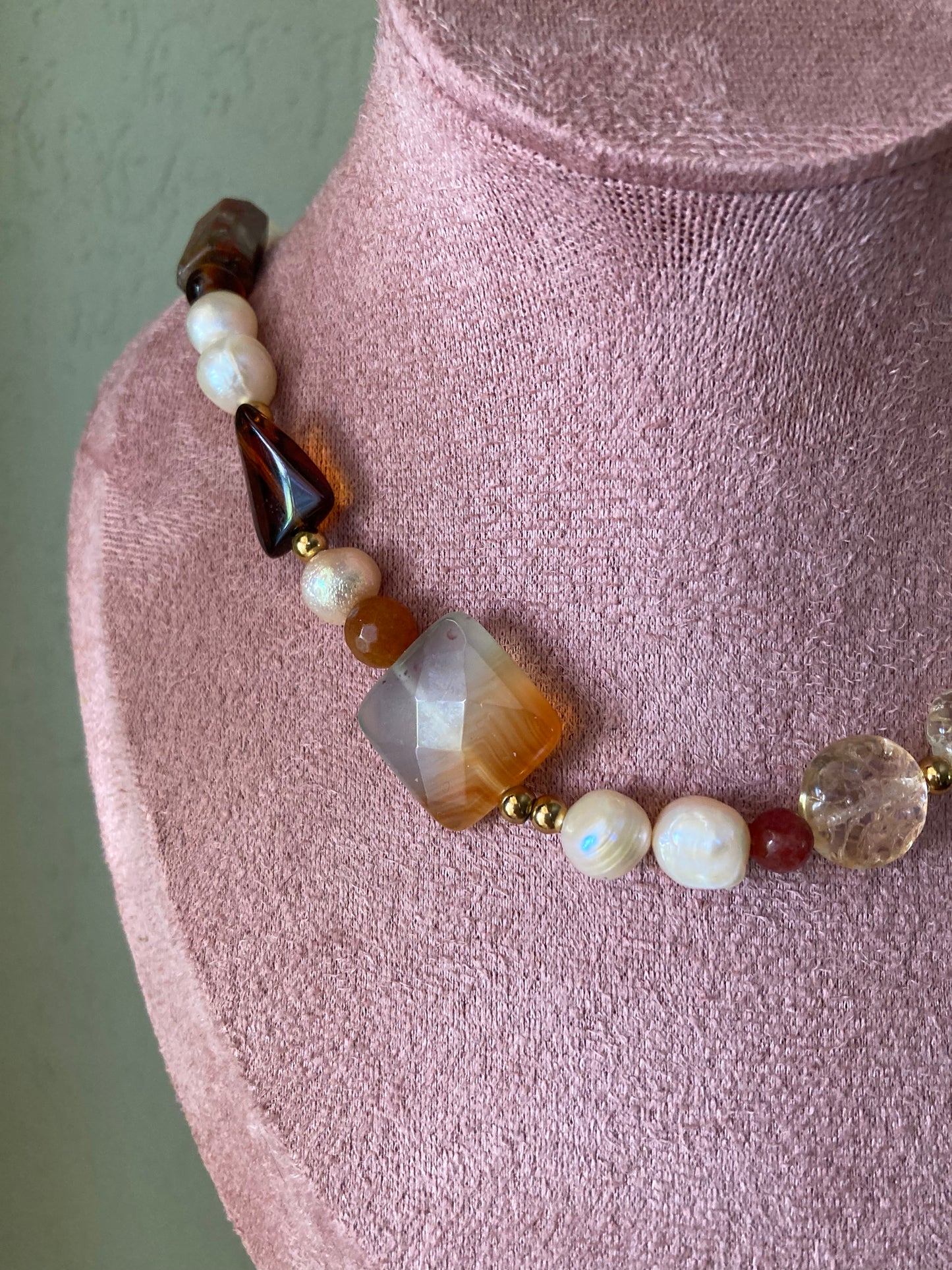 Collana Girocollo Mixy Terra