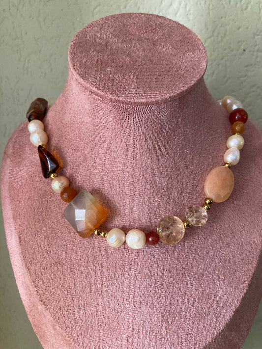 Collana Girocollo Mixy Terra